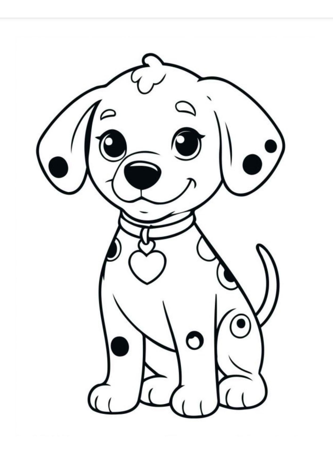Sevimli Köpek Boyama Kitabı (Laminasyonlu Örnek Boyamalar)