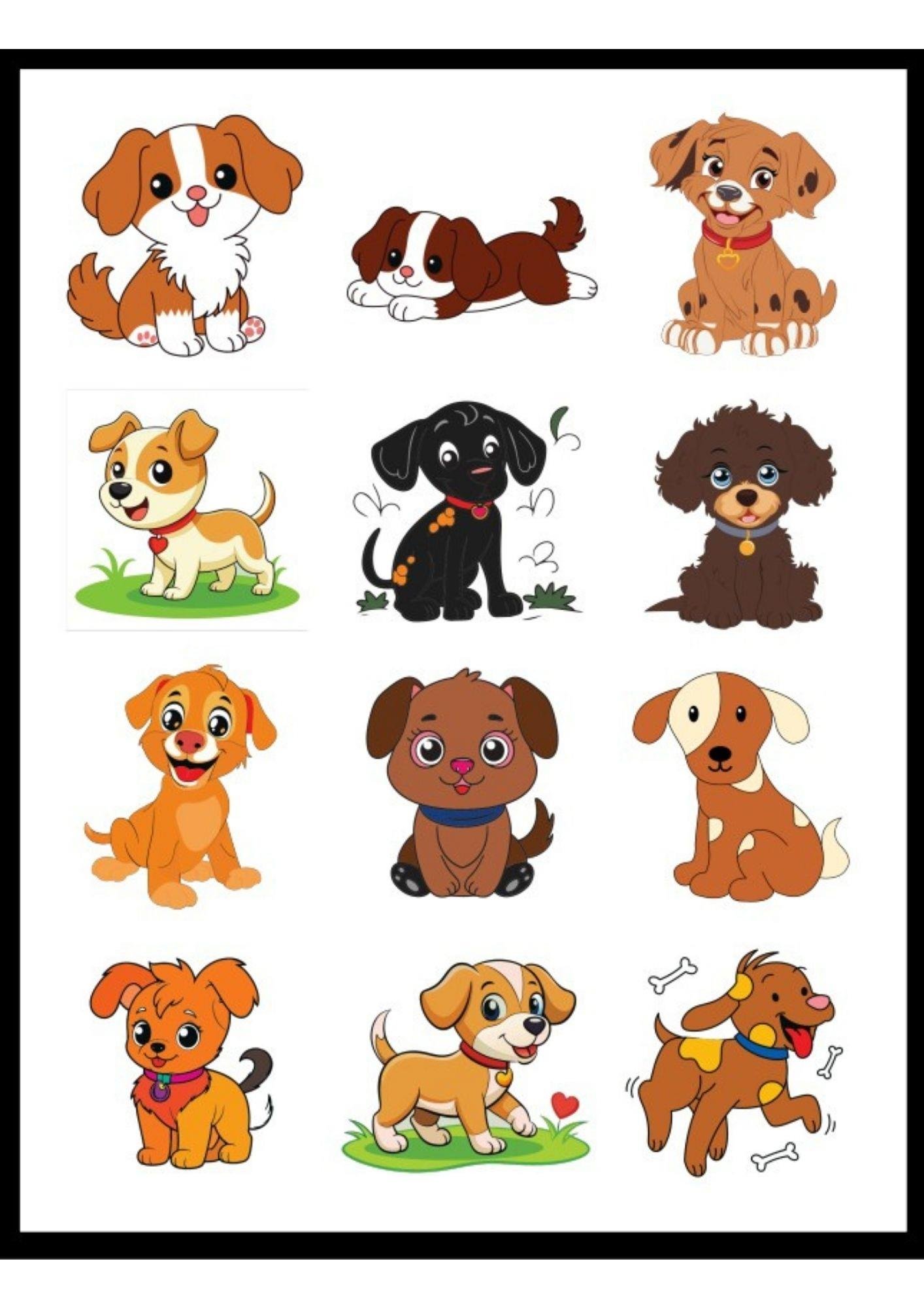 Sevimli Köpek Boyama Kitabı (Laminasyonlu Örnek Boyamalar)