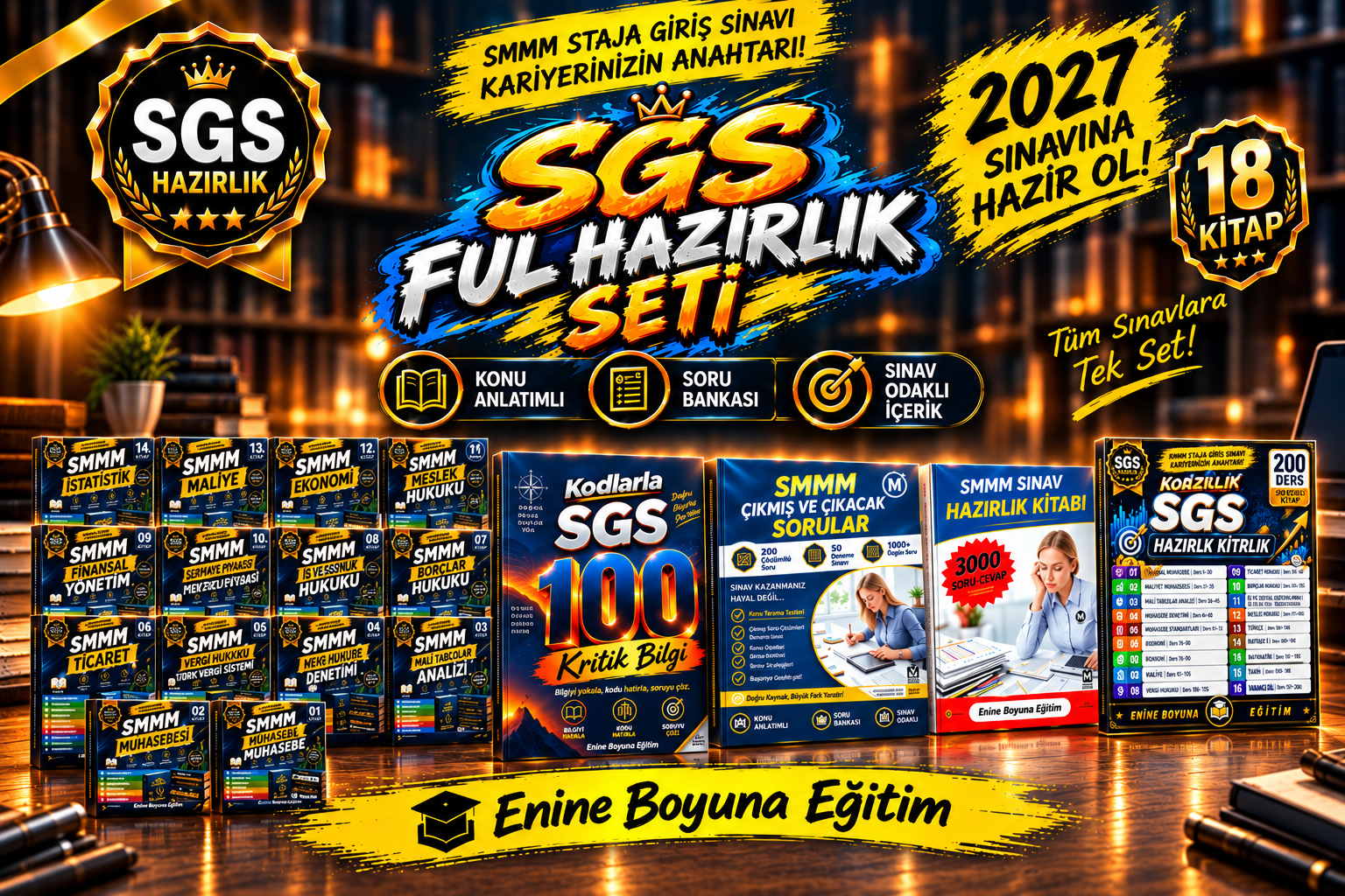 SGS FUL HAZIRLIK SETİ – SMMM Staja Giriş Sınavına Eksiksiz Hazırlık