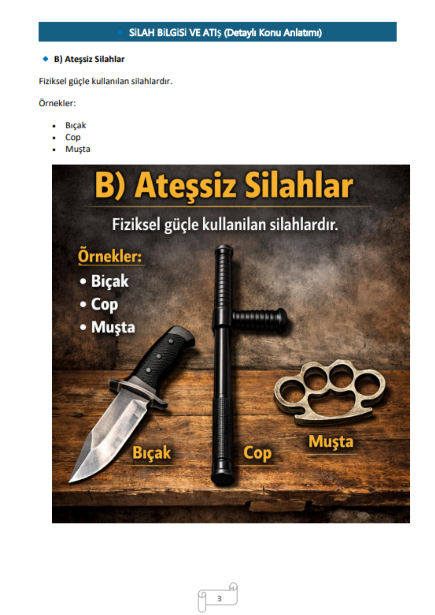 Silahlı Özel Güvenlik Sınavı Hazırlık Kitabı
