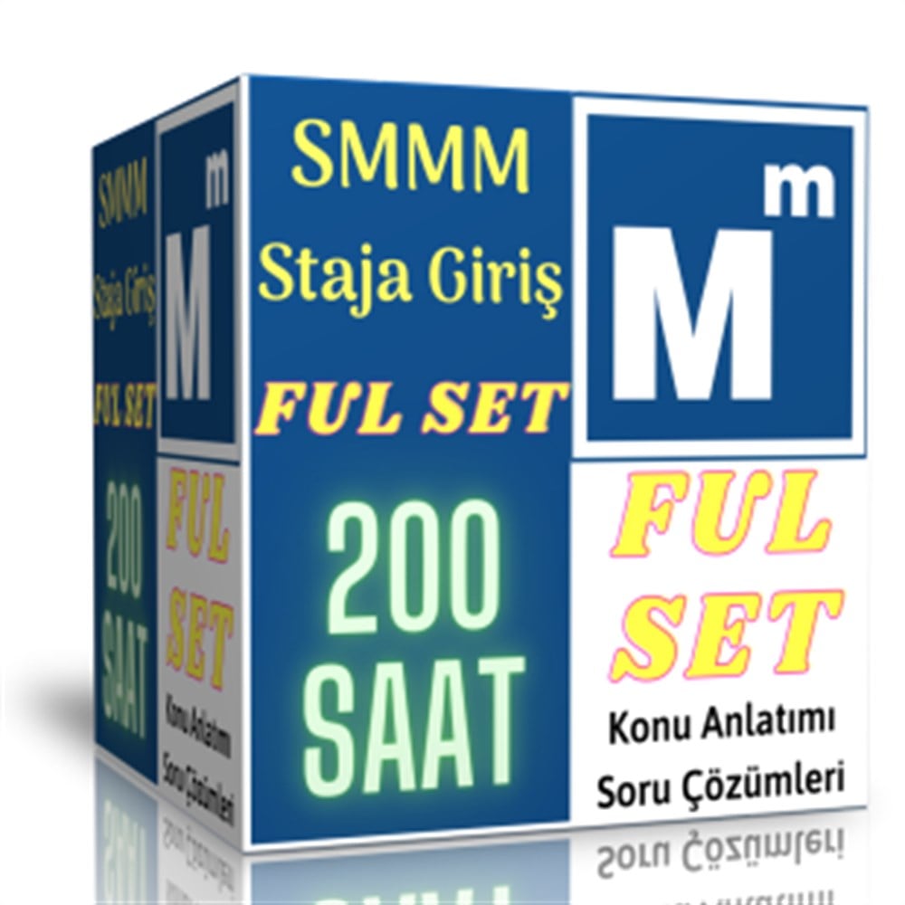 SMMM Staja Giriş Ful Eğitim Seti (200 Saat Özel Anlatım)