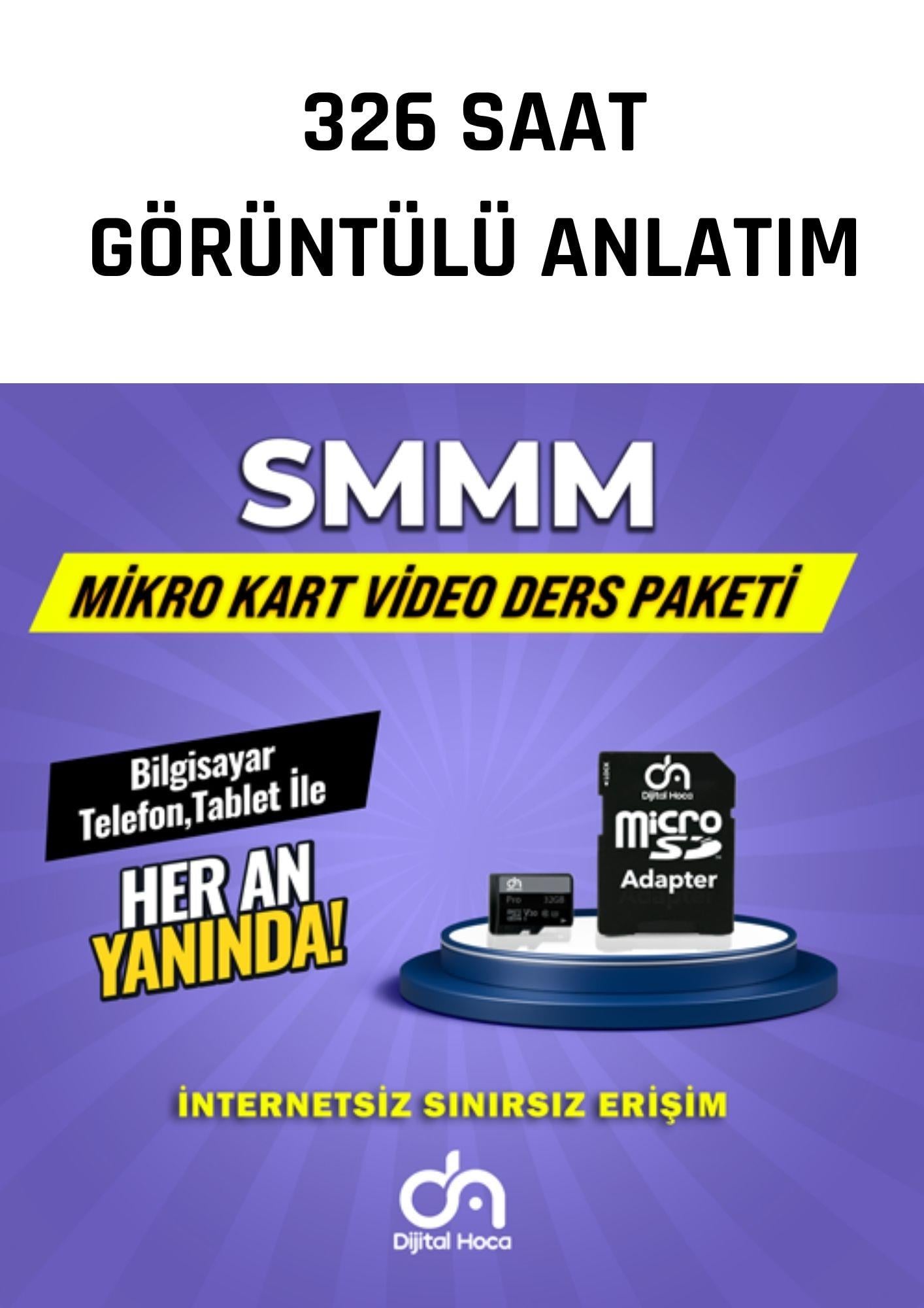 SMMM Süper Video DERS Paketi (326 Saat Anlatım + 8 Kitap)