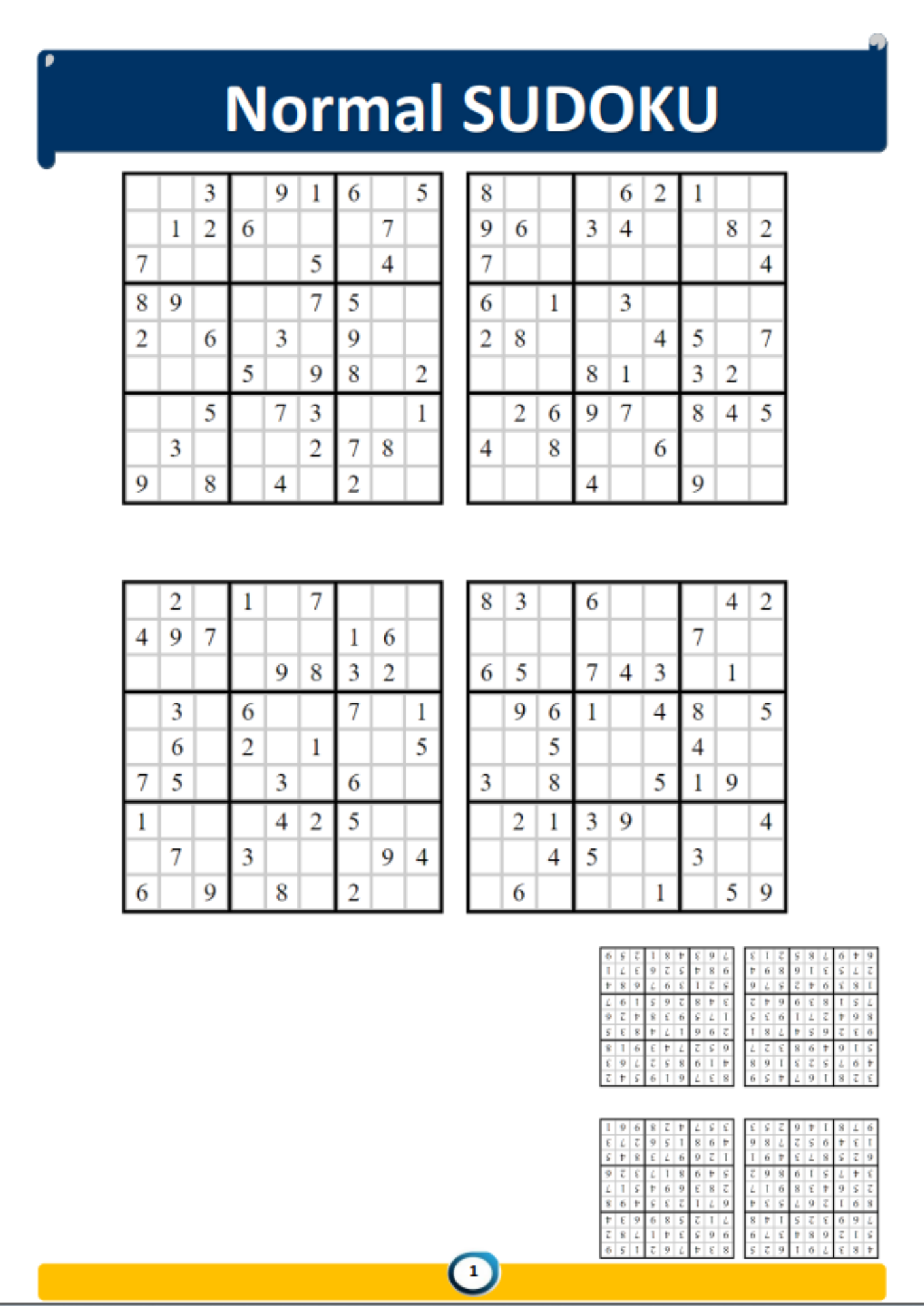 Sudoku Orta Seviye Bulmaca Kitap Seti