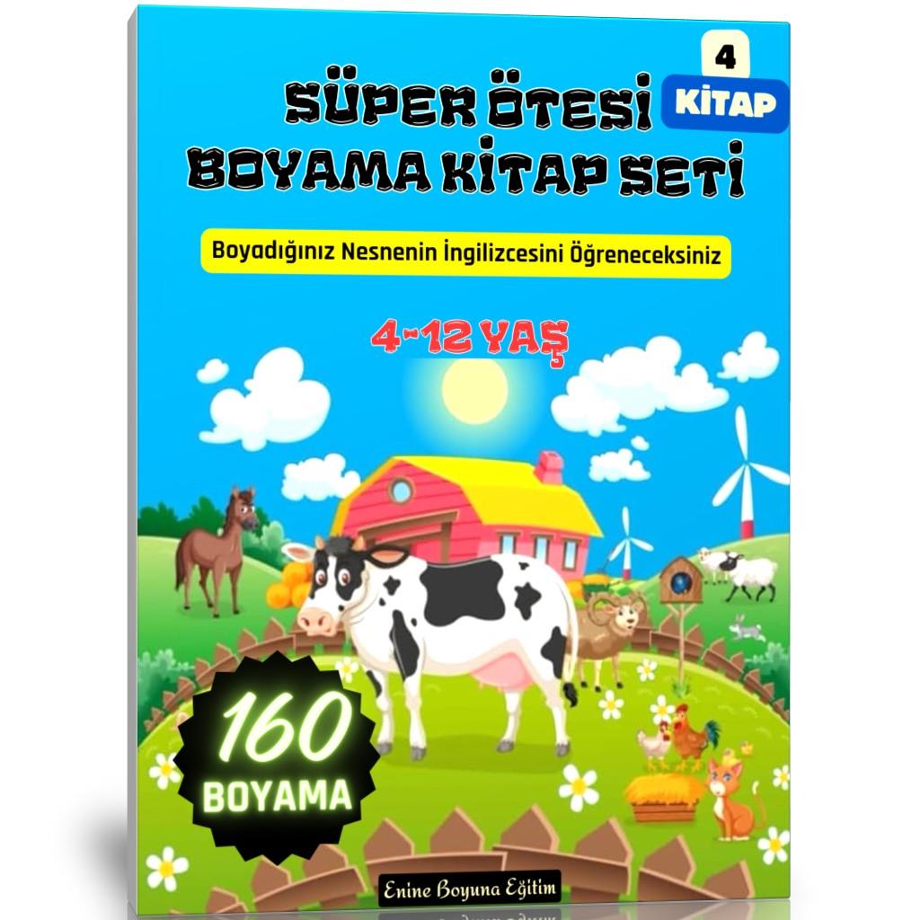 Süper Ötesi Boyama Kitap Seti (4 Kitap)