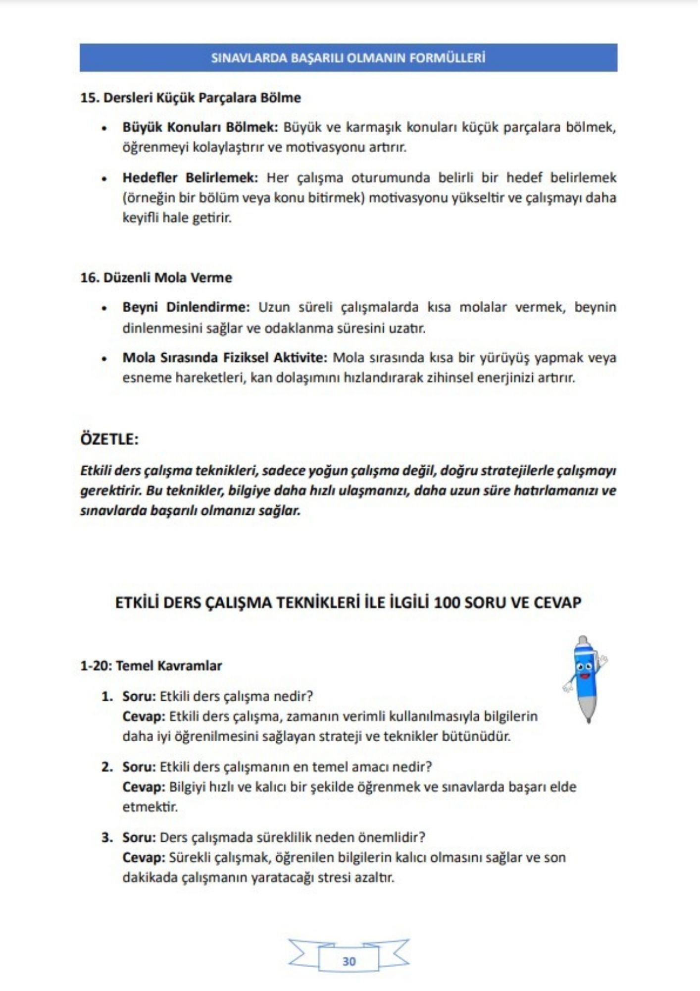 Tüm Sınavlarda Başarılı Olmanın Formülleri (%100 Başarı)