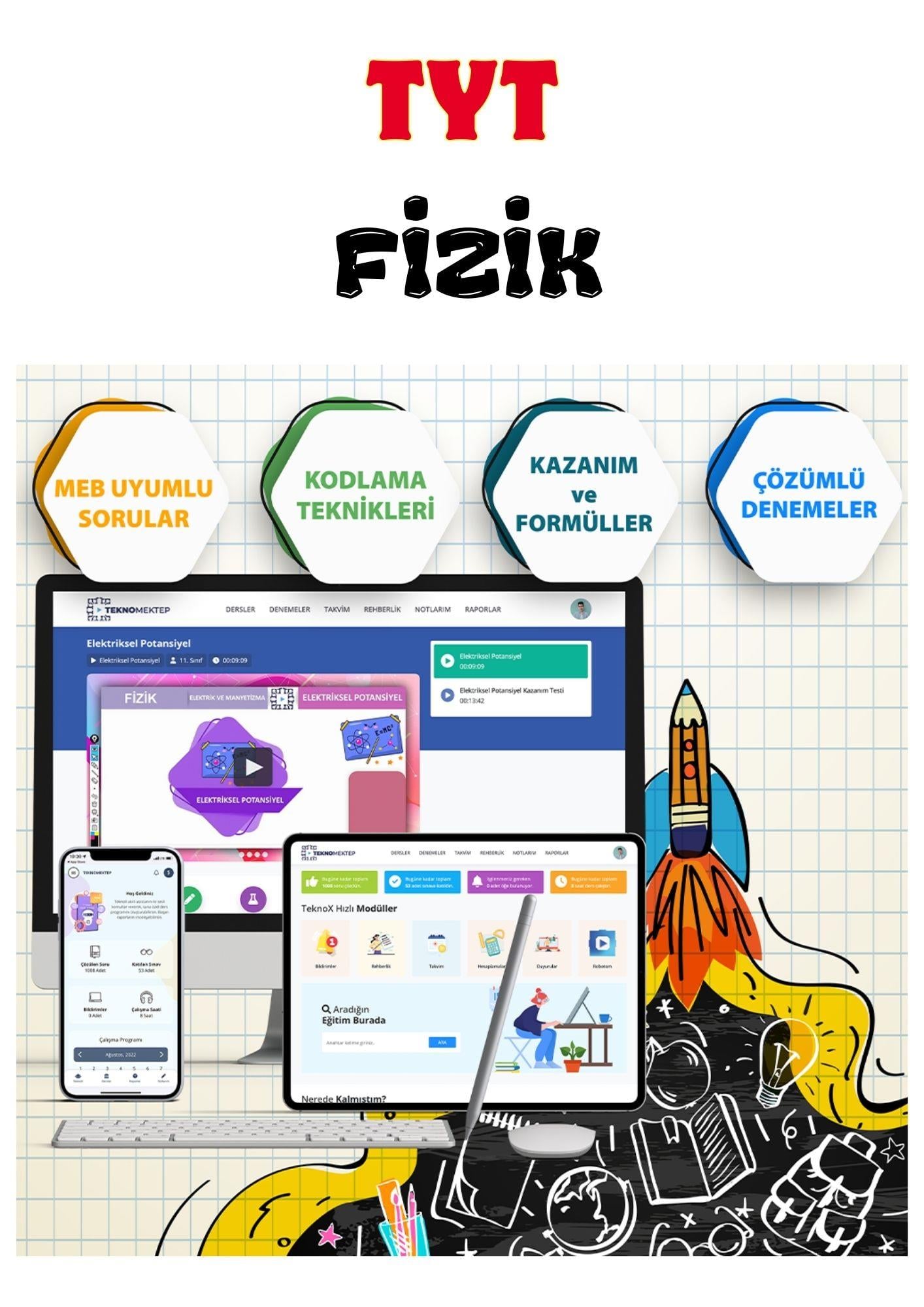 TYT Fizik Online Görüntülü Eğitim Seti