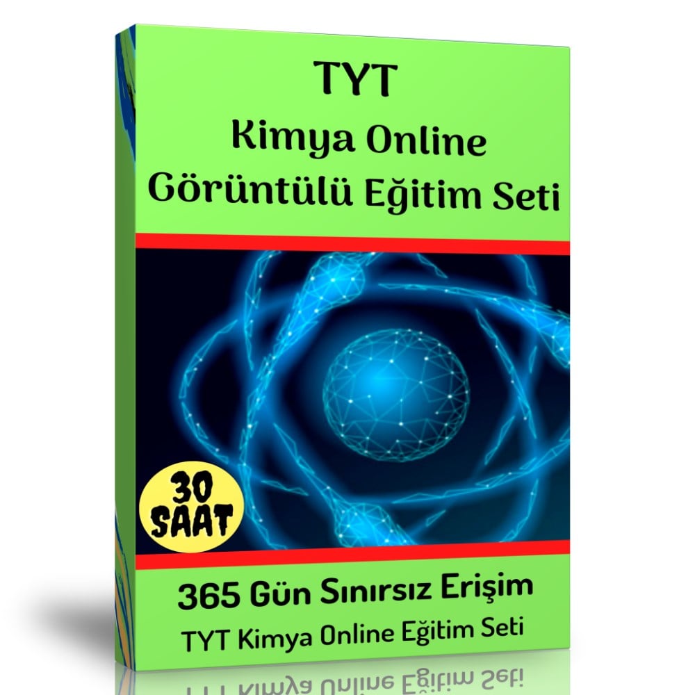 TYT Kimya Online Görüntülü Eğitim Seti