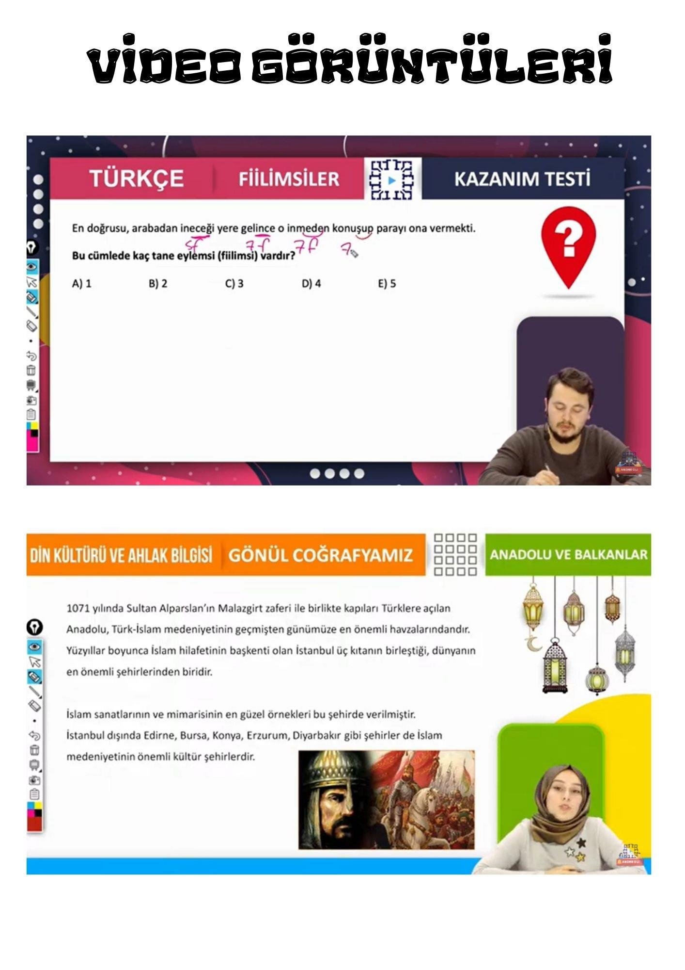 TYT Tüm Dersler Online Görüntülü Eğitim Seti