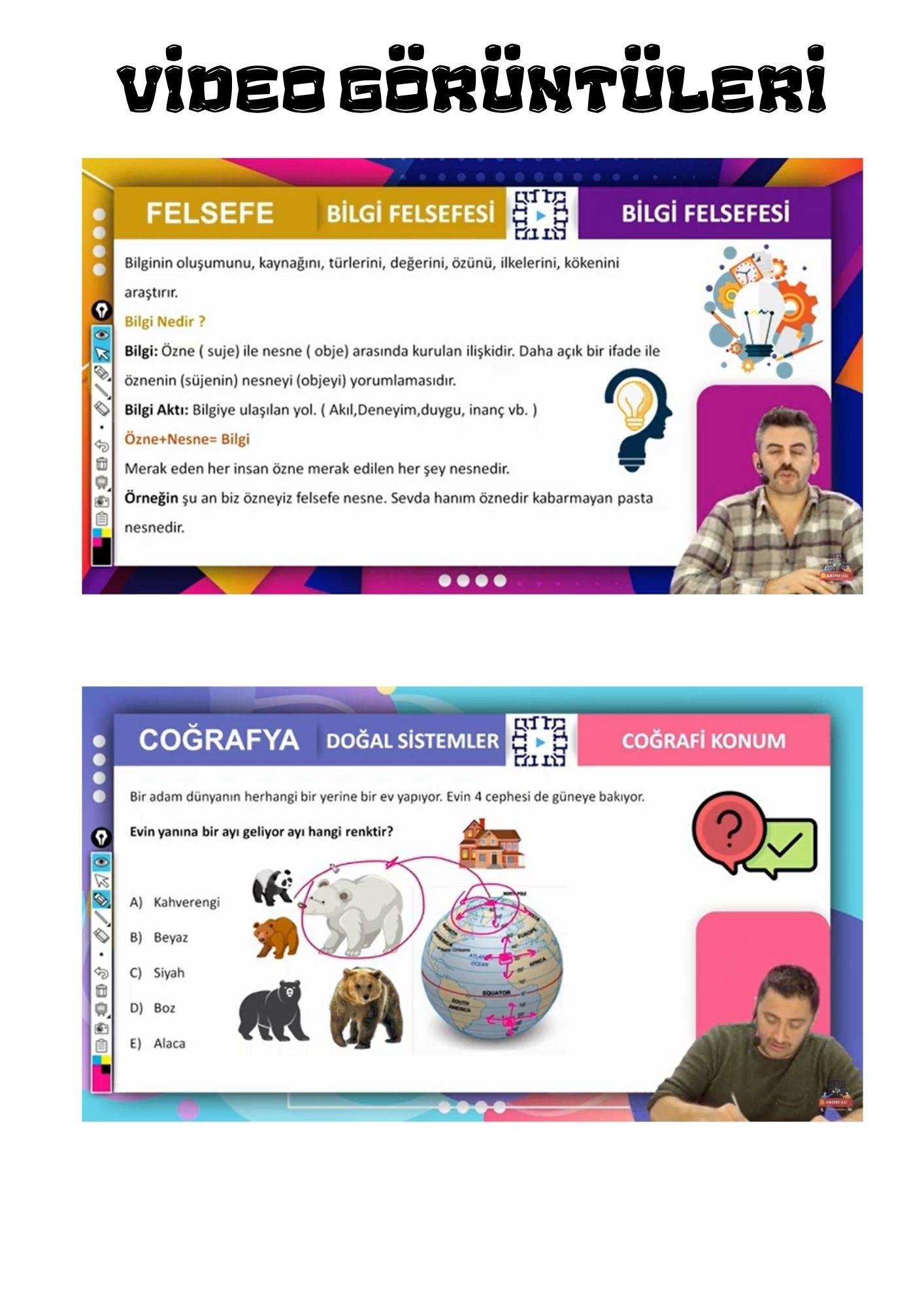 TYT Tüm Dersler Online Görüntülü Eğitim Seti