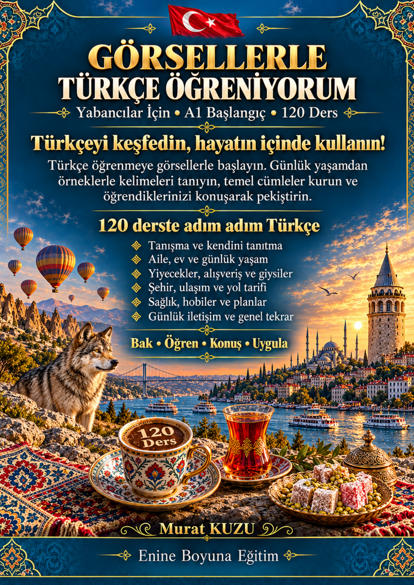 Yabancılar İçin Görsellerle Türkçe Öğreniyorum 