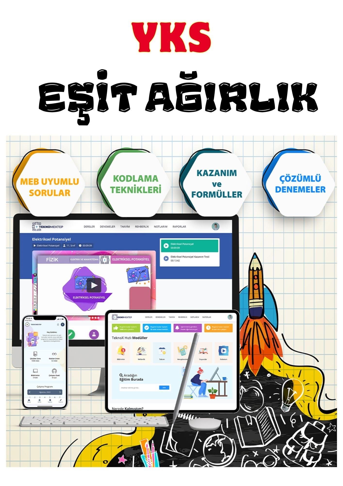 YKS Eşit Ağırlık Online Eğitim Seti