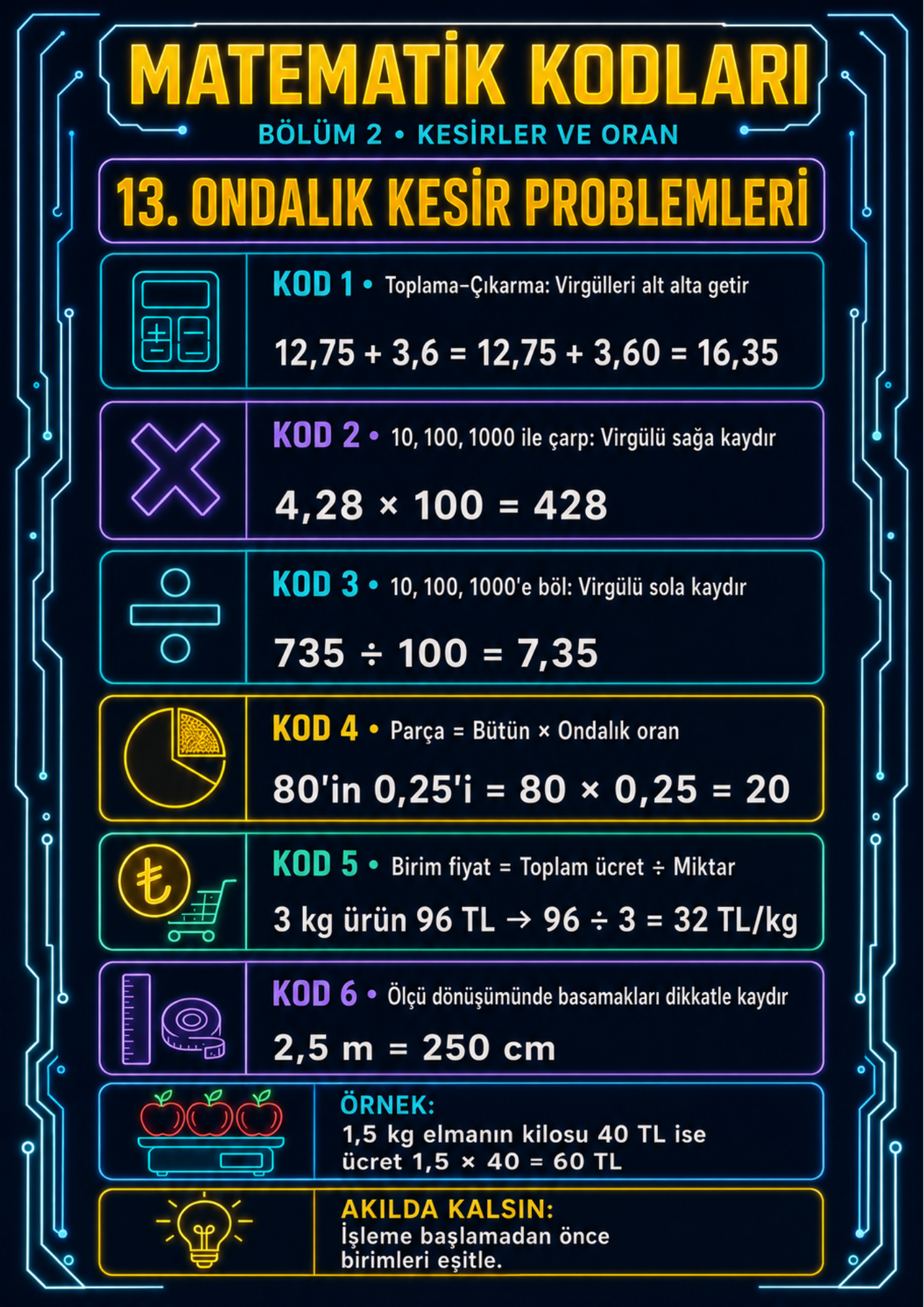 YKS TYT–AYT Kodlarla Matematik–Geometri 140 KOD