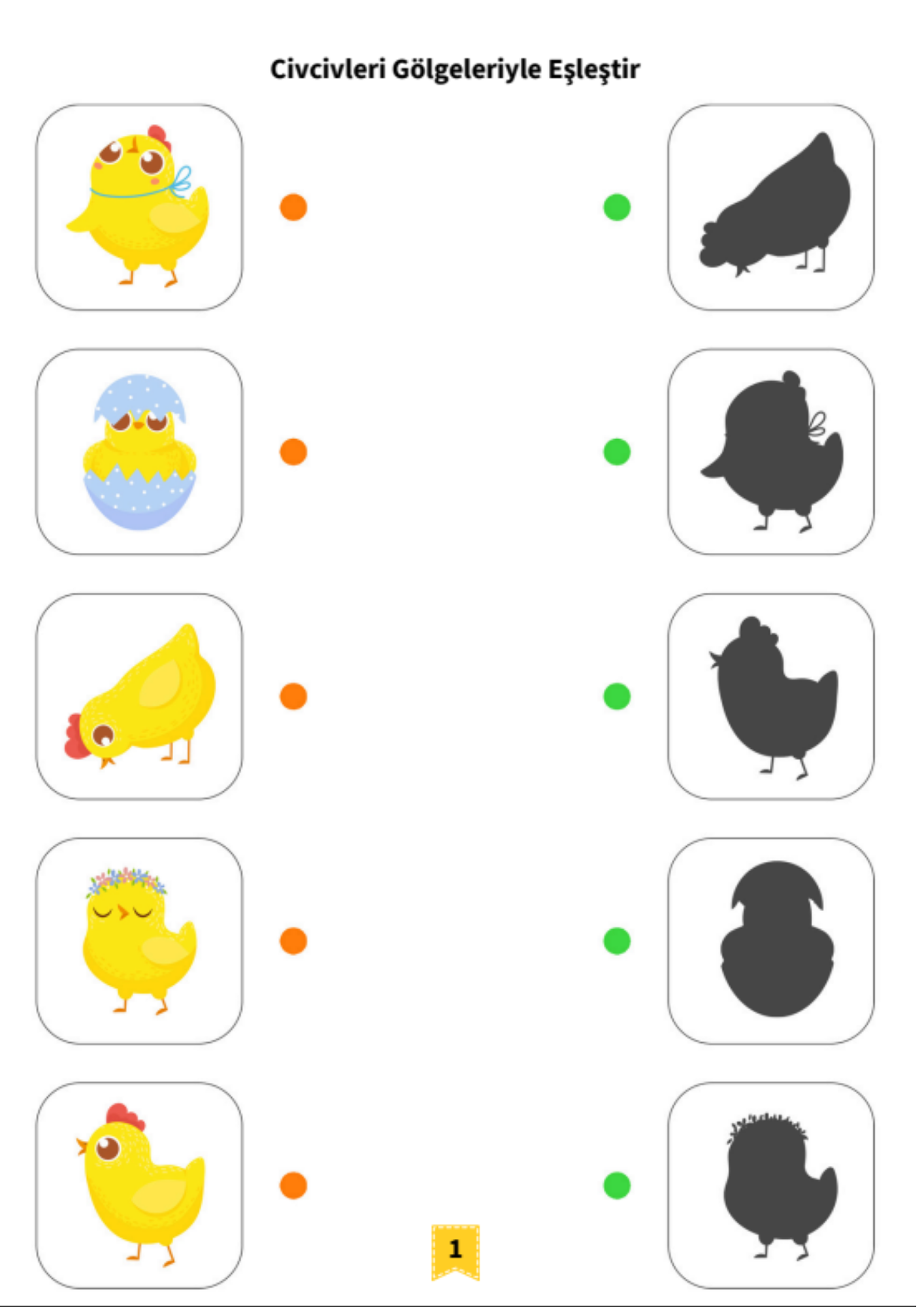 Zeka Geliştiren Eşleştirme Kitabı (3–7 Yaş)