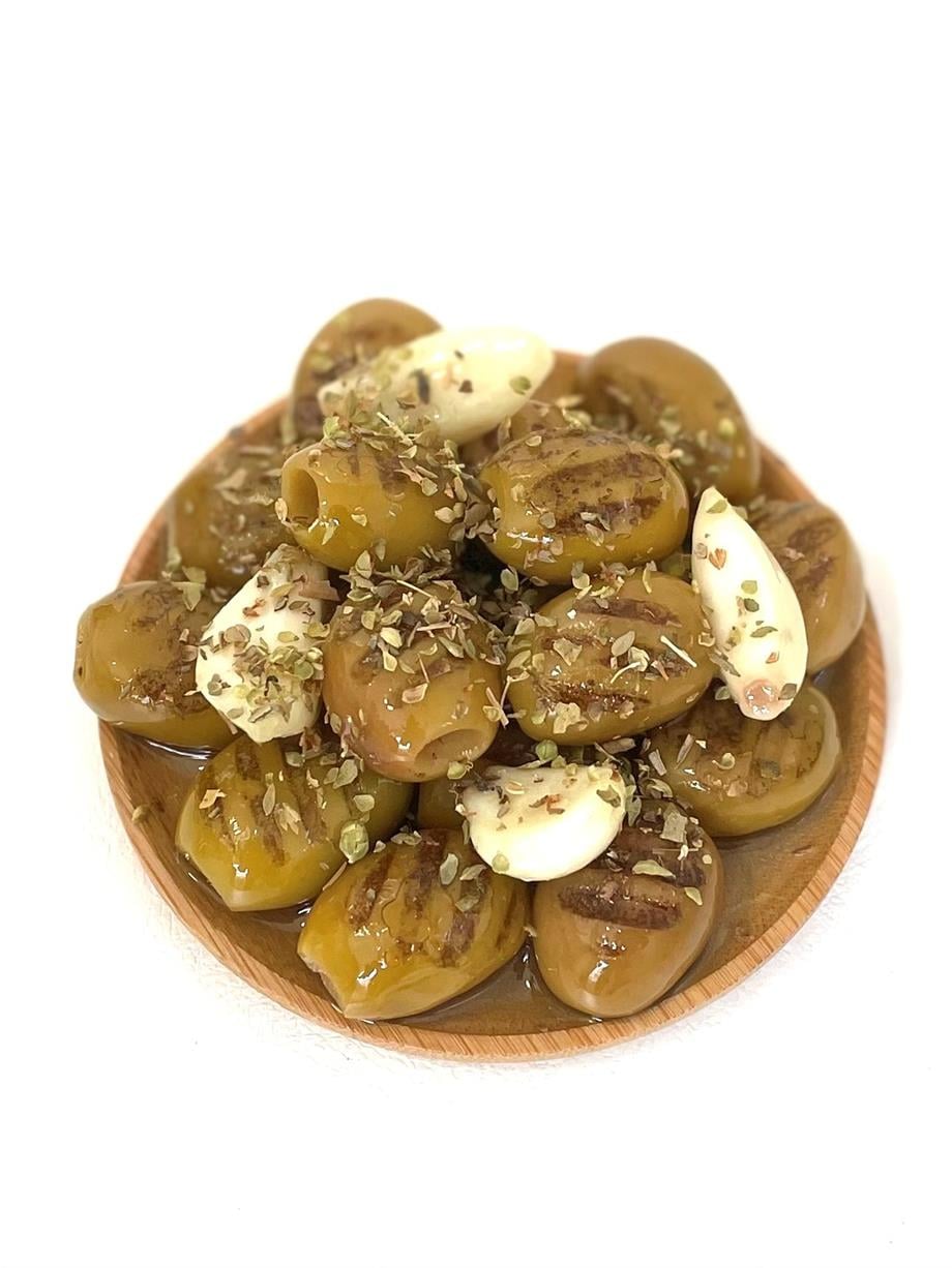 Gurme Lezzetler Dolgulu Yeşil Zeytin Seti(Acı Biber, Sarımsak, Izgara)