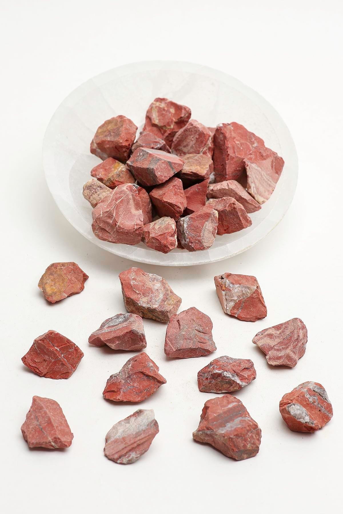Kırmızı Jasper Ham Parça (İşlenmemiş) Doğal Taş