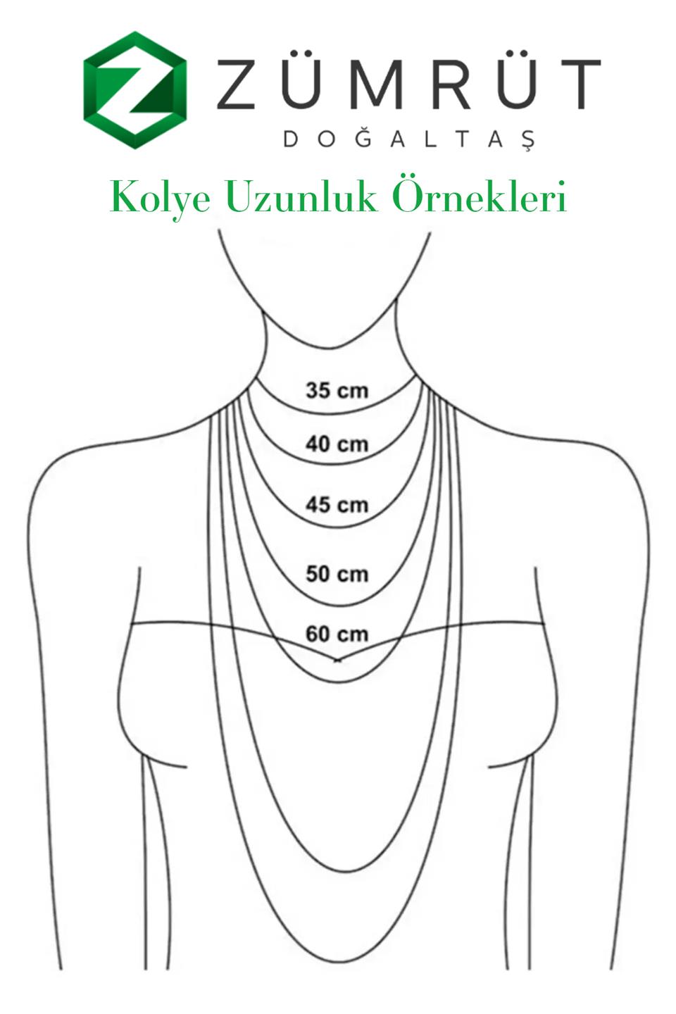 Labradorit Kırık Taş Model Doğal Taş Kolye