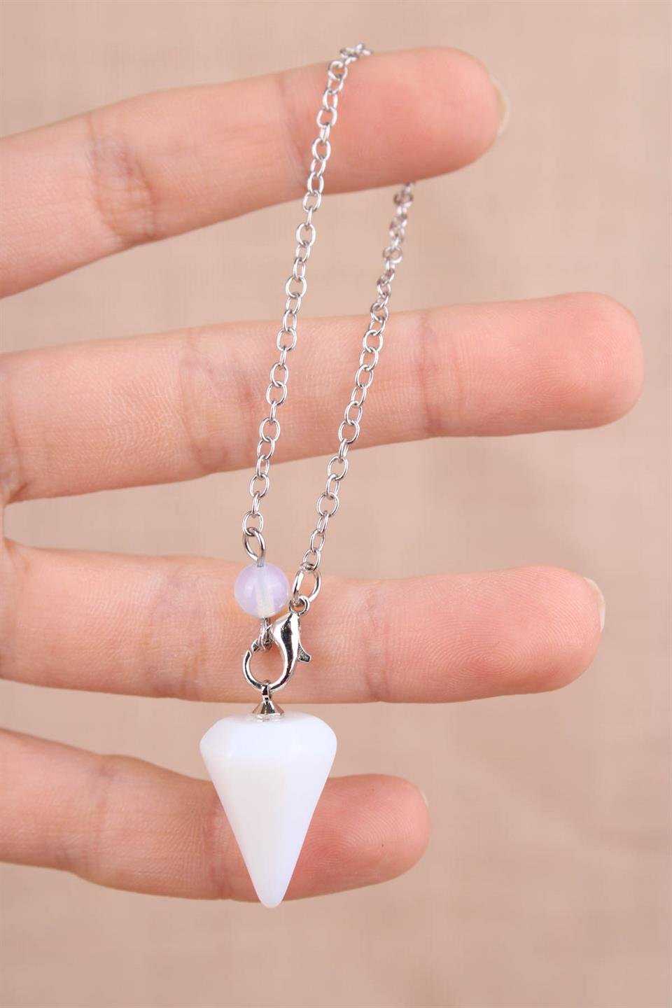 Opalit Doğal Taş Pandül - Sarkaç