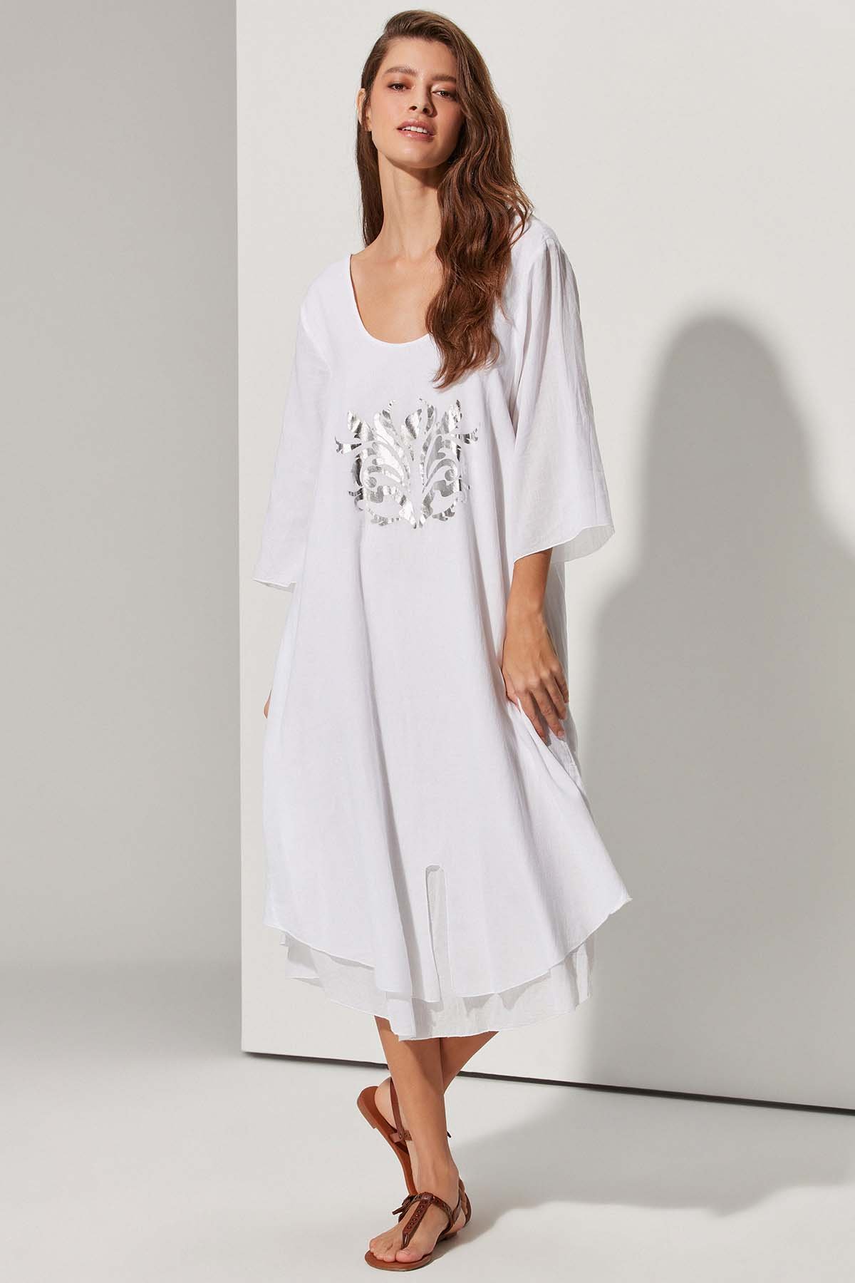 Ayasofya Beyaz Kadın Elbise