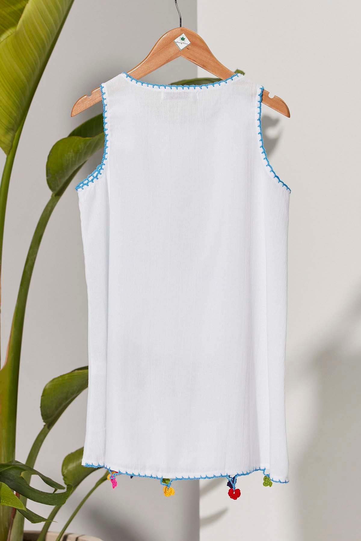 Cepli Çocuk Şile Bezi Elbise