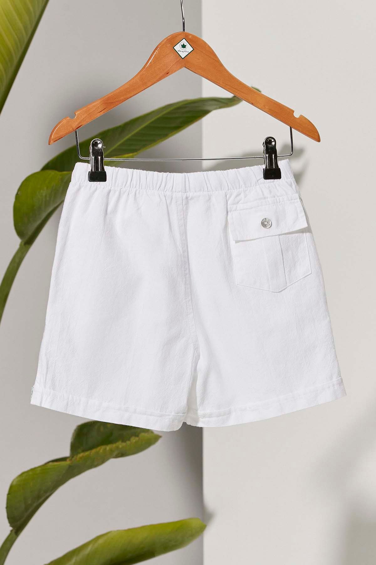 Çocuk Beyaz Şort