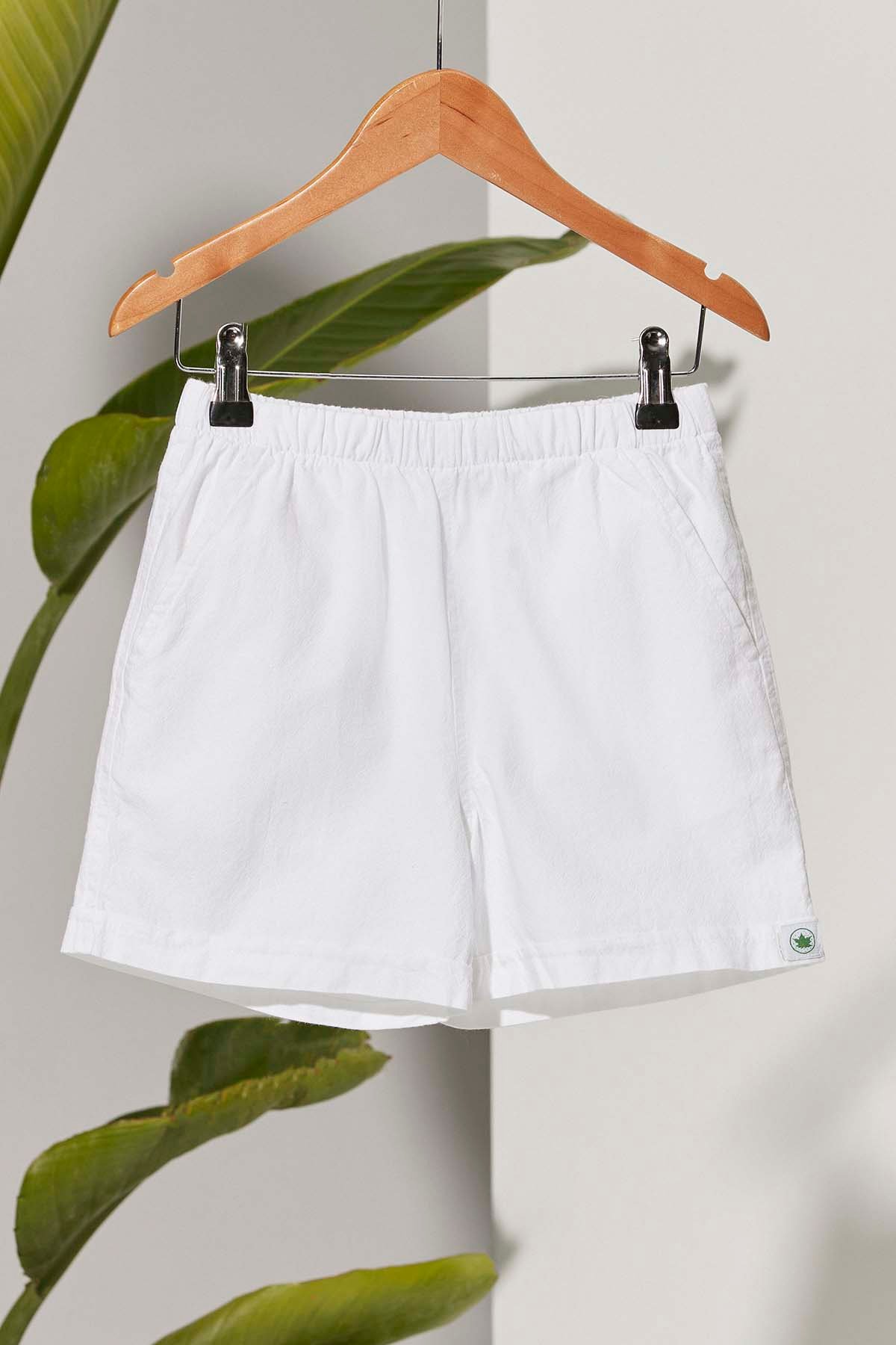 Çocuk Beyaz Şort