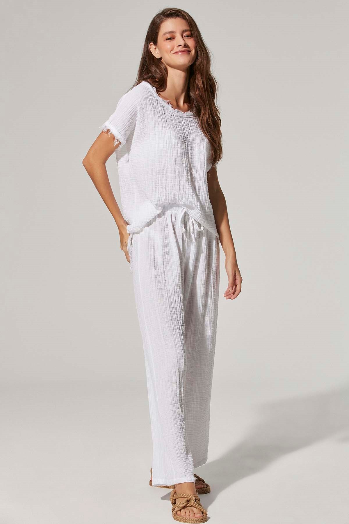 Double Face Relax Kadın Pantolon