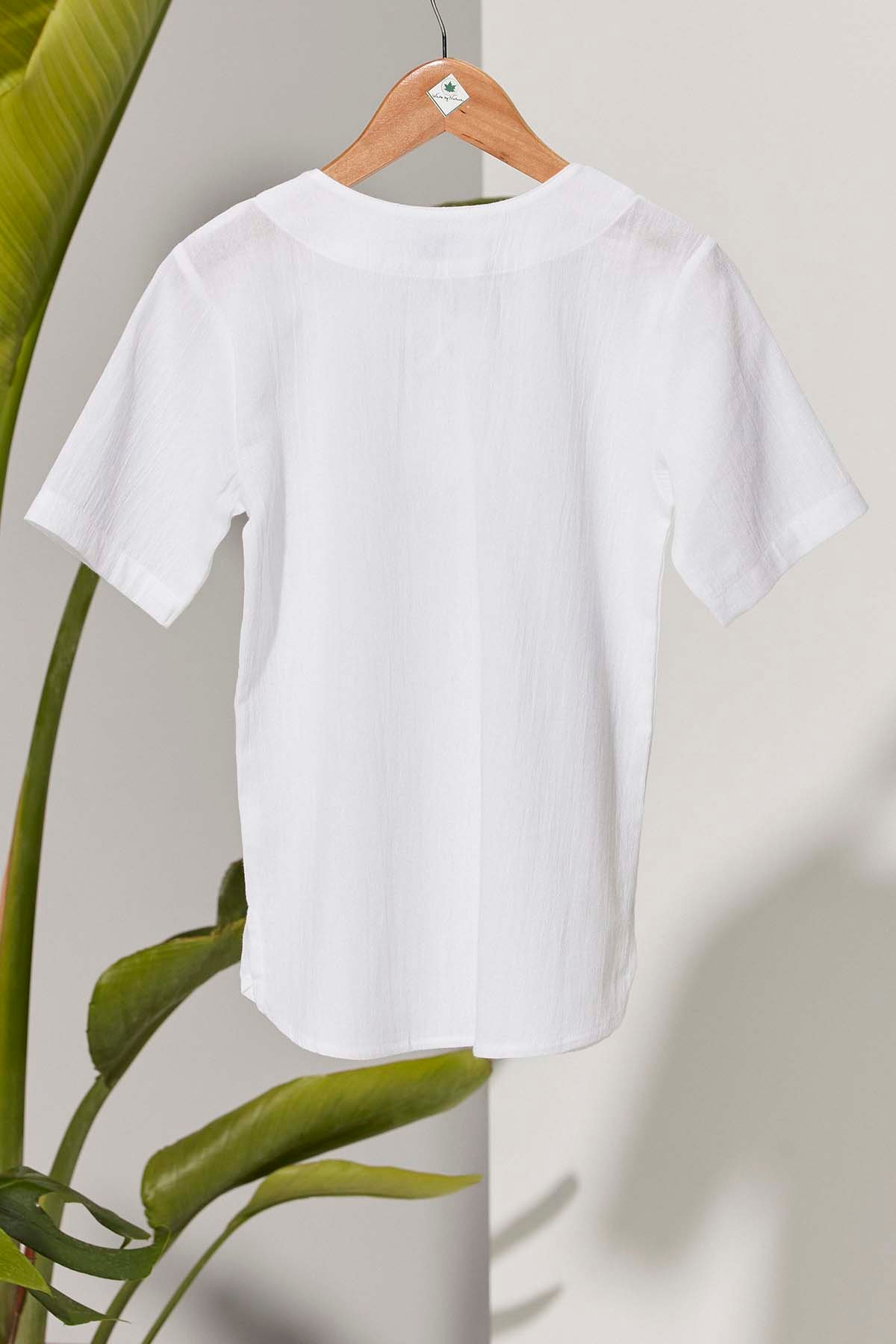 Kısa Kol Zımbalı T-Shirt