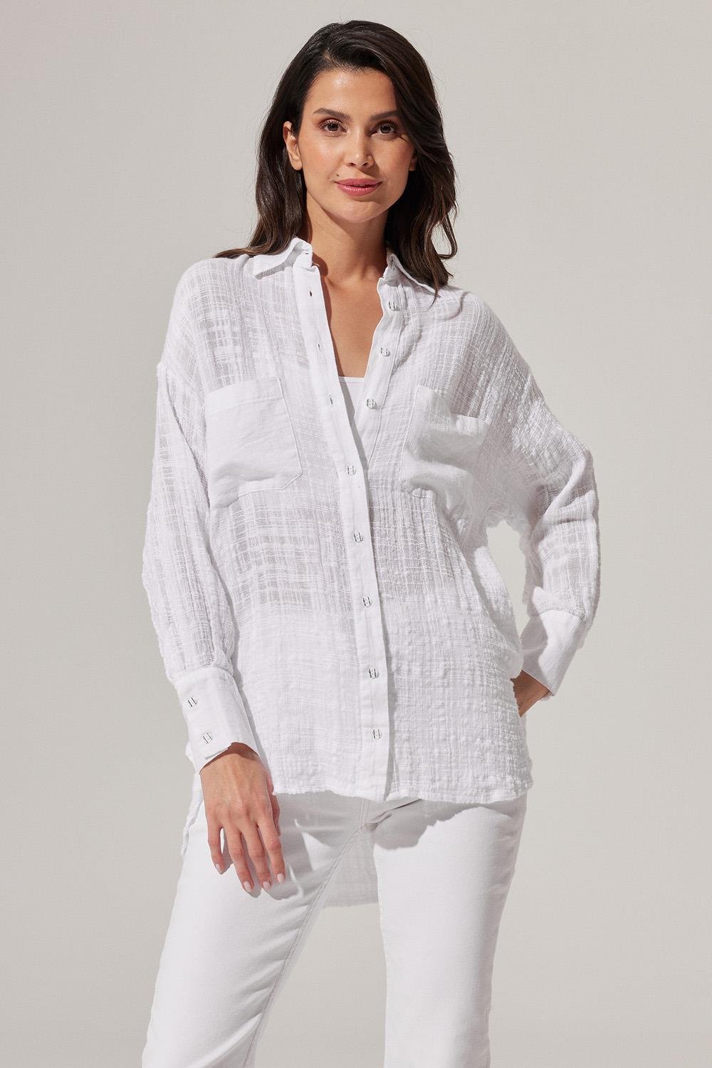 Over Size Cepli Gömlek