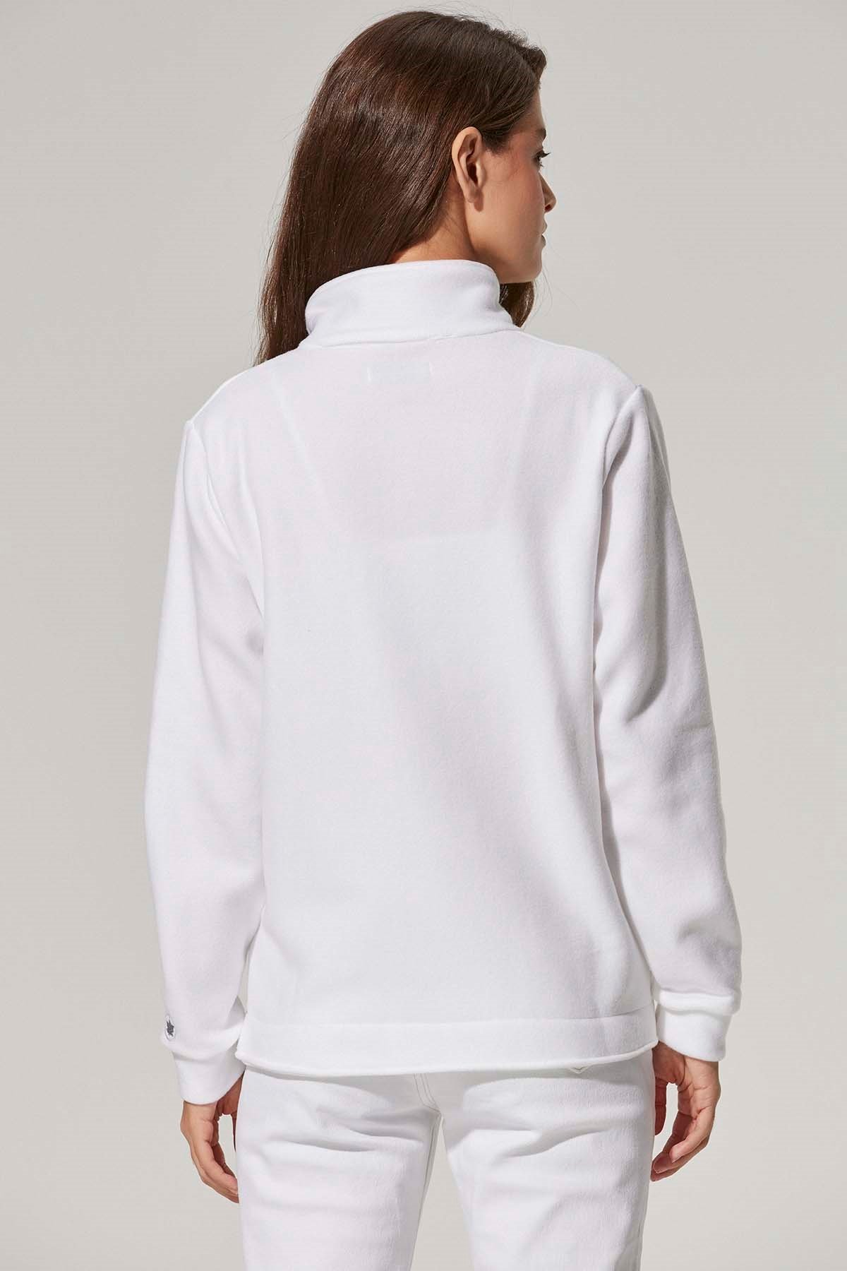 Polar Beyaz Kadın Hırka