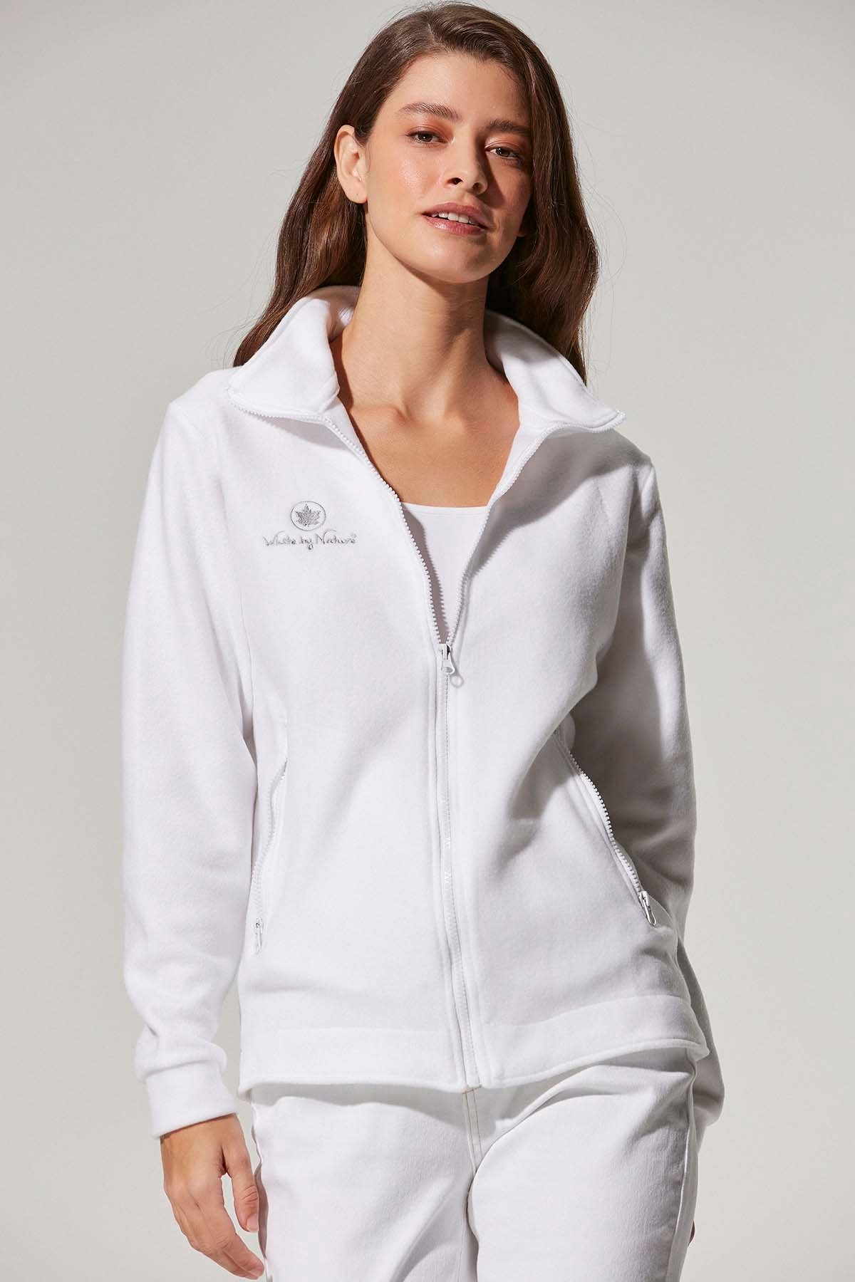 Polar Beyaz Kadın Hırka