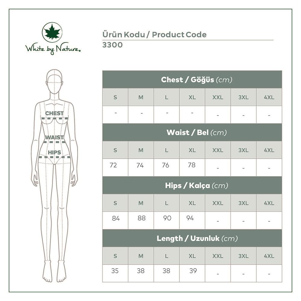 Yüksek Bel Beyaz Kadın Şort