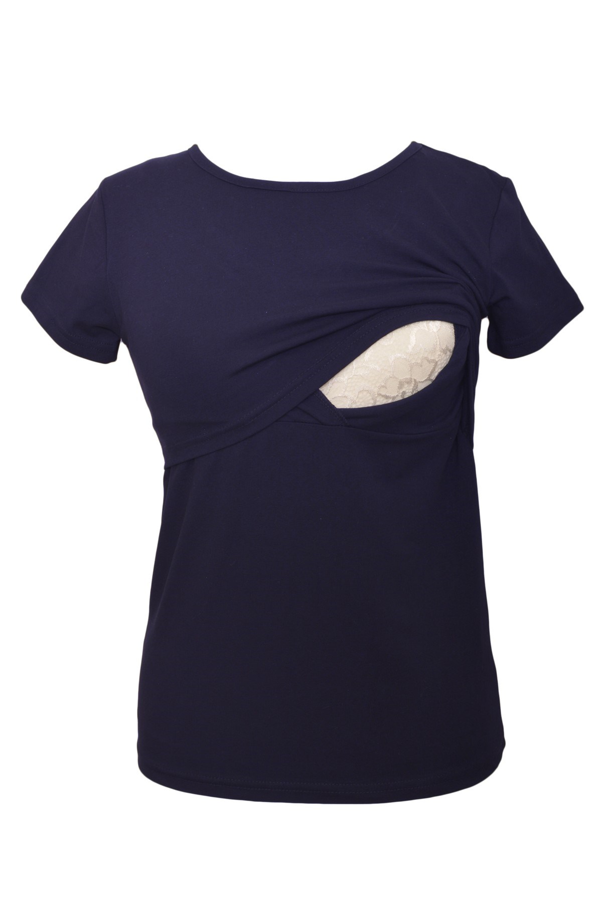 LuvmaBelly  Maternity 2501_2516 Pamuklu Lohusa Emzirme Tshirt (9 Renk Mevcut)