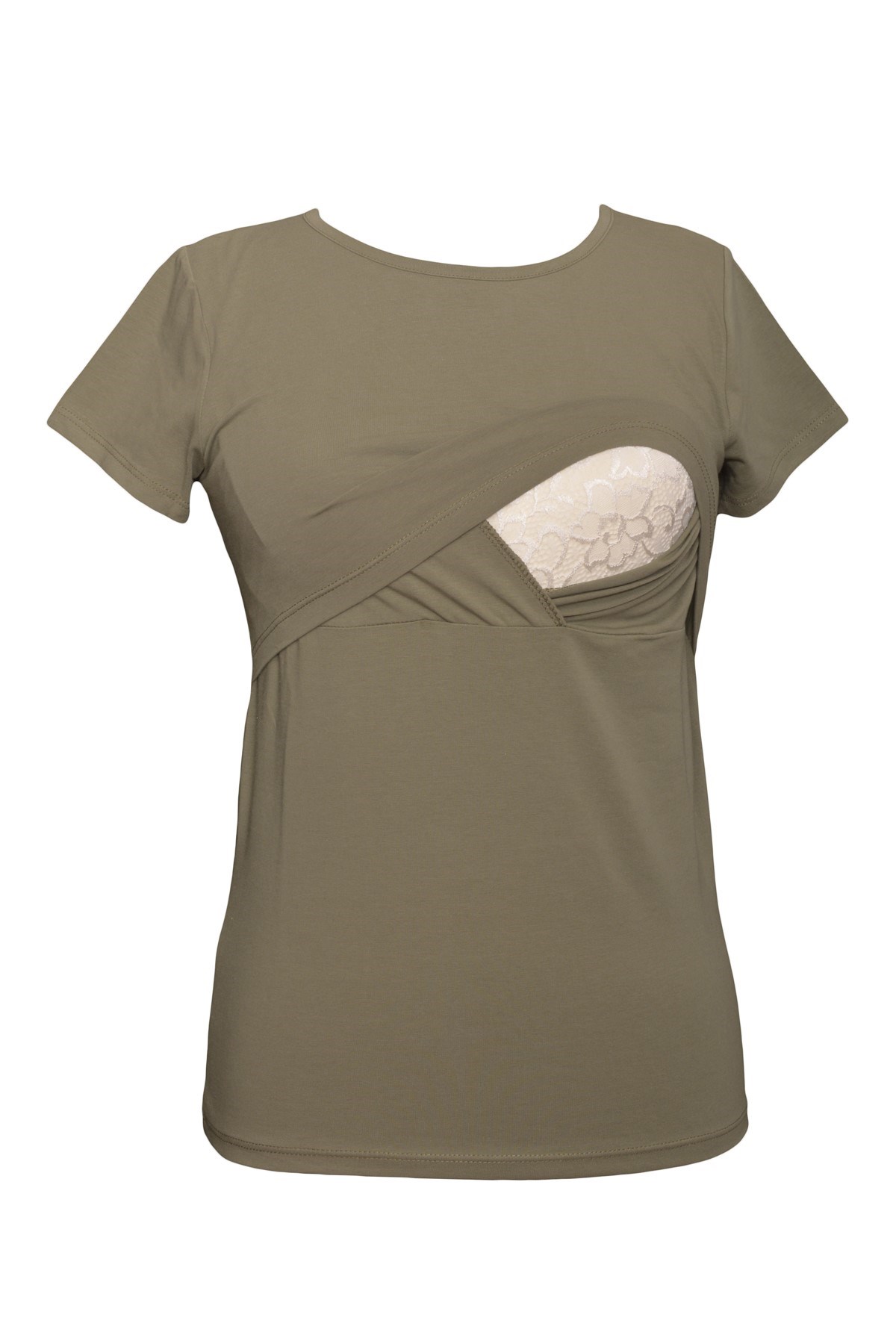 LuvmaBelly  Maternity 2501_2516 Pamuklu Lohusa Emzirme Tshirt (9 Renk Mevcut)