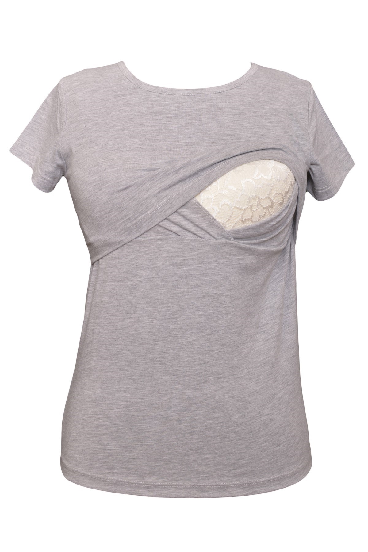 LuvmaBelly  Maternity 2501_2516 Pamuklu Lohusa Emzirme Tshirt (9 Renk Mevcut)