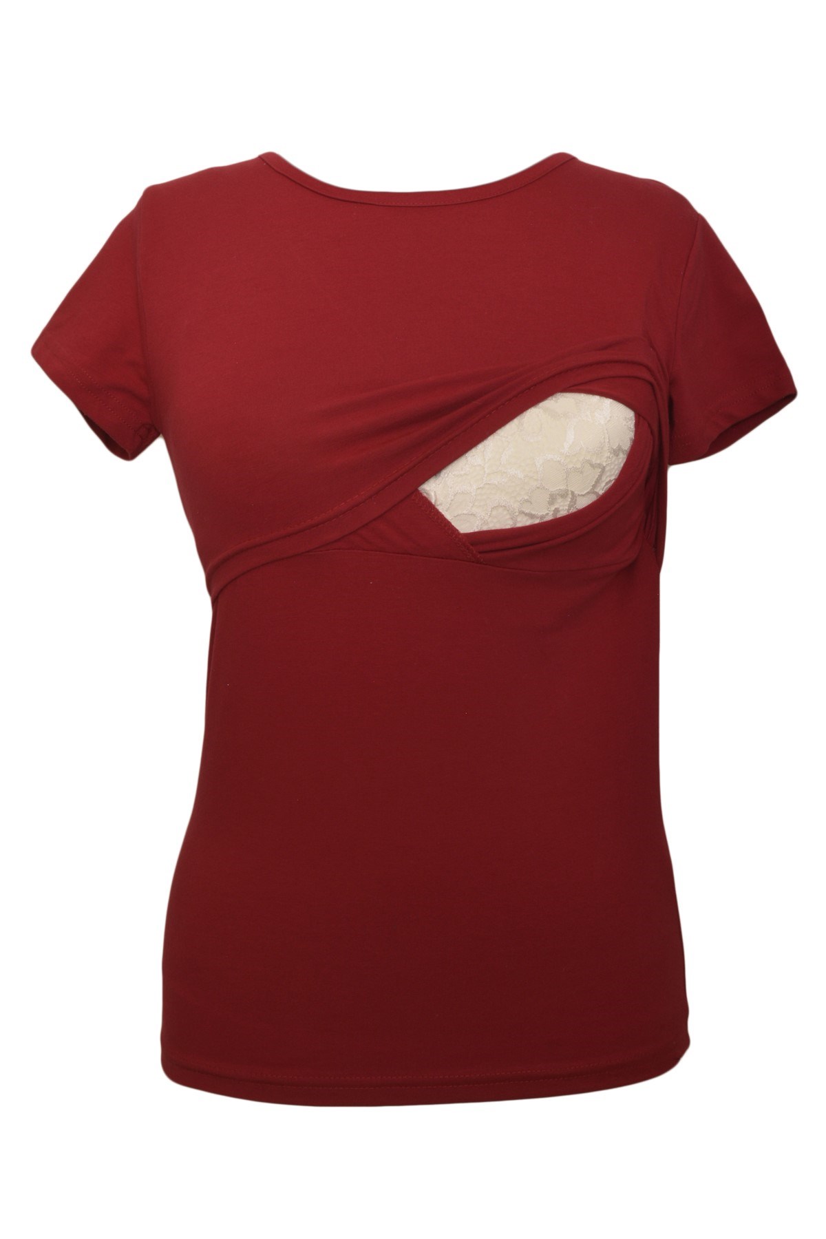 LuvmaBelly  Maternity 2501_2516 Pamuklu Lohusa Emzirme Tshirt (9 Renk Mevcut)