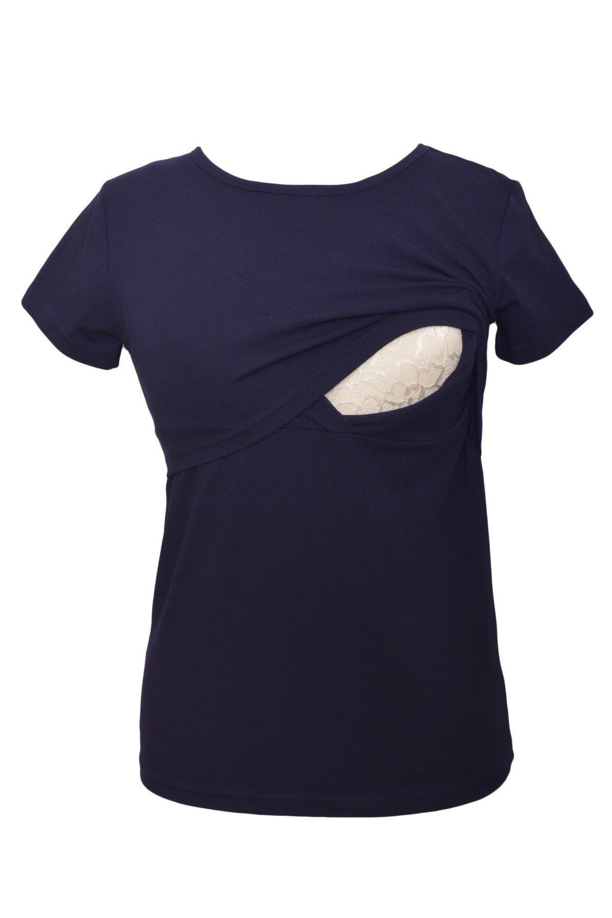 LuvmaBelly  Maternity 2501_2516 Pamuklu Lohusa Emzirme Tshirt (9 Renk Mevcut)