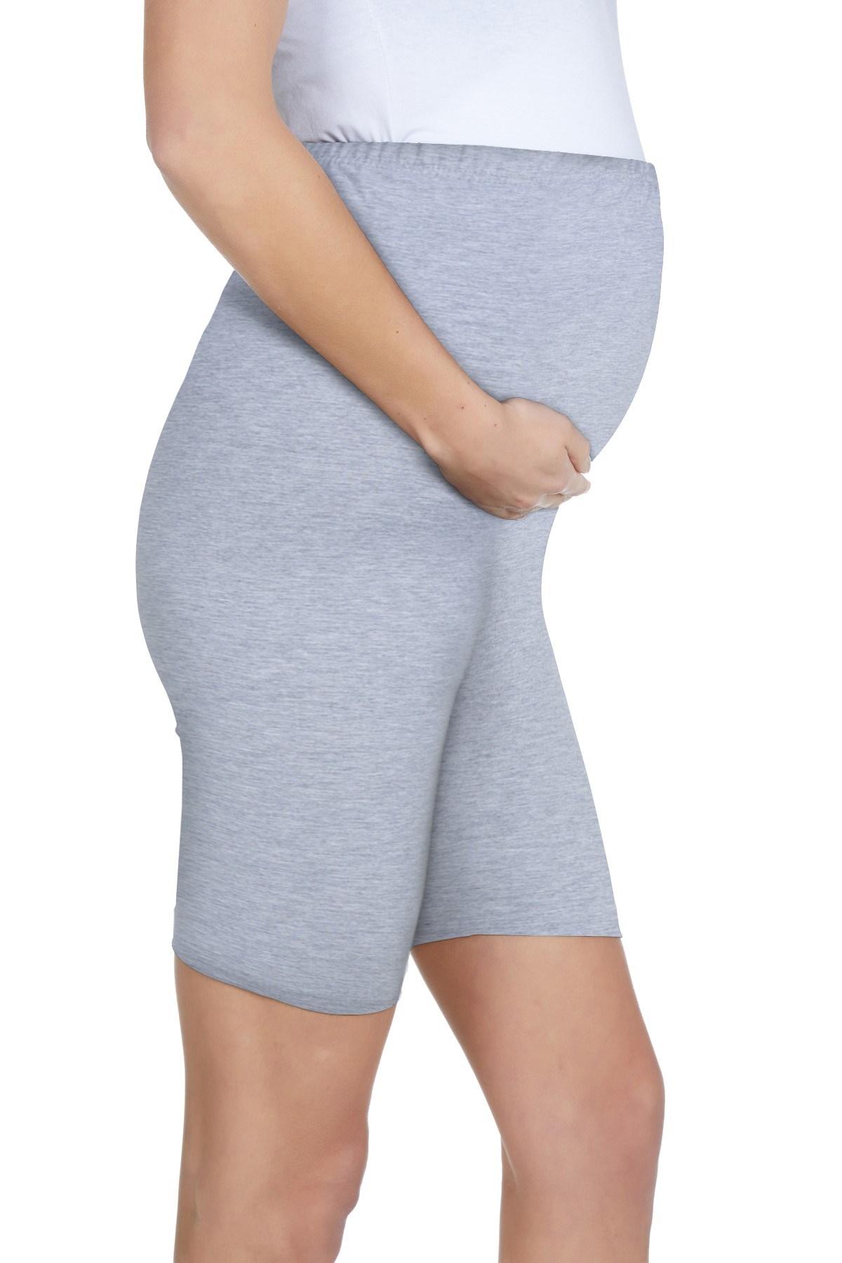 LuvmaBelly  Maternity 8028 Pamuklu Hamile Şort Tayt