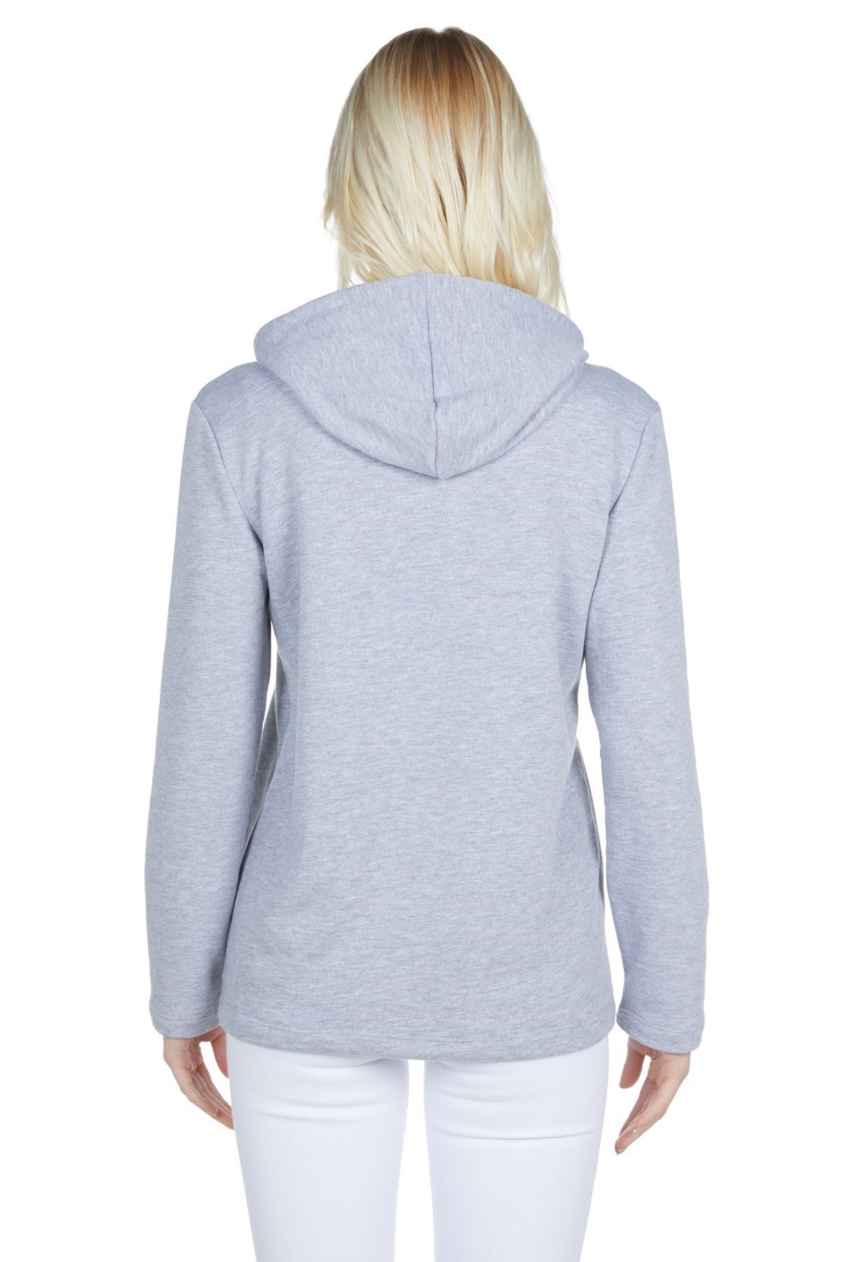 LuvmaBelly 4506 Pamuklu yandan fermuarlı Lohusa Emzirme Sweatshirt