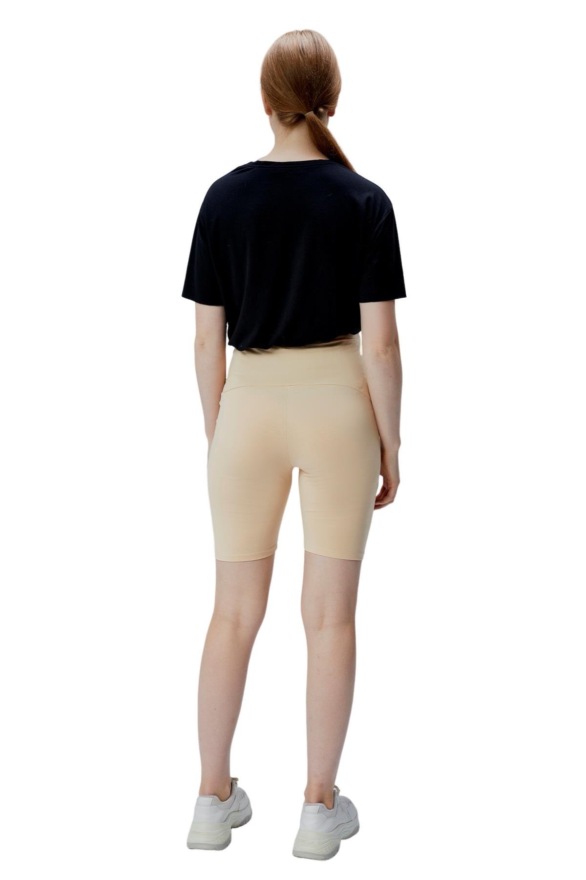 LuvmaBelly  Maternity 8028 Pamuklu Hamile Şort Tayt