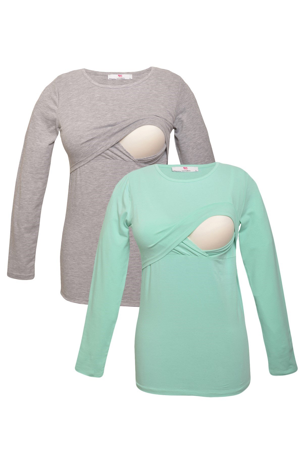 LuvmaBelly MYRA2704_2706 Emzirme tshirt seti