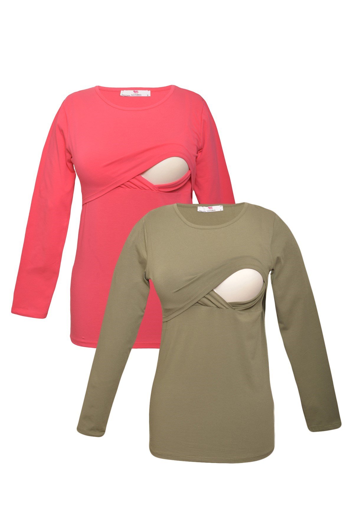 LuvmaBelly MYRA2705_2707 Emzirme tshirt seti