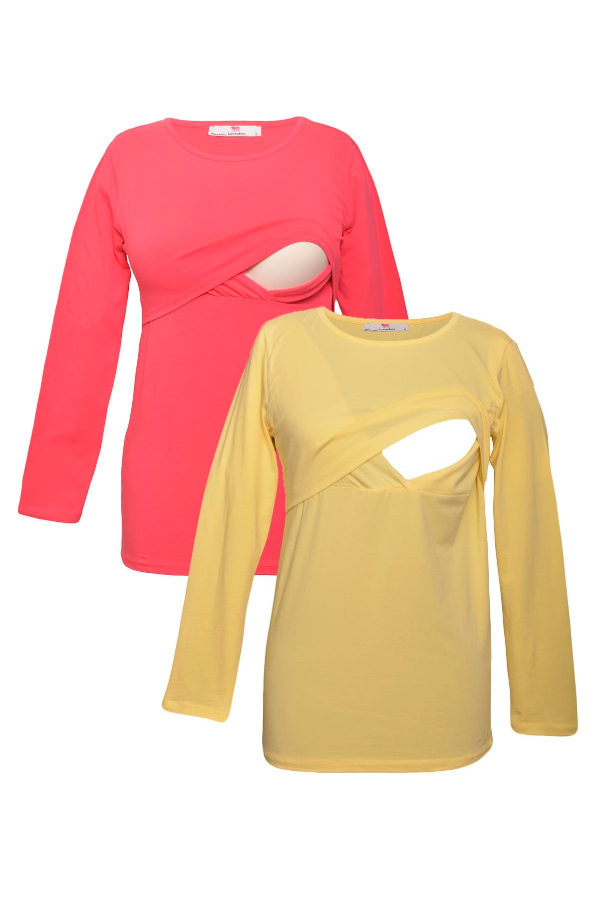 LuvmaBelly MYRA2705_2709 Emzirme tshirt seti