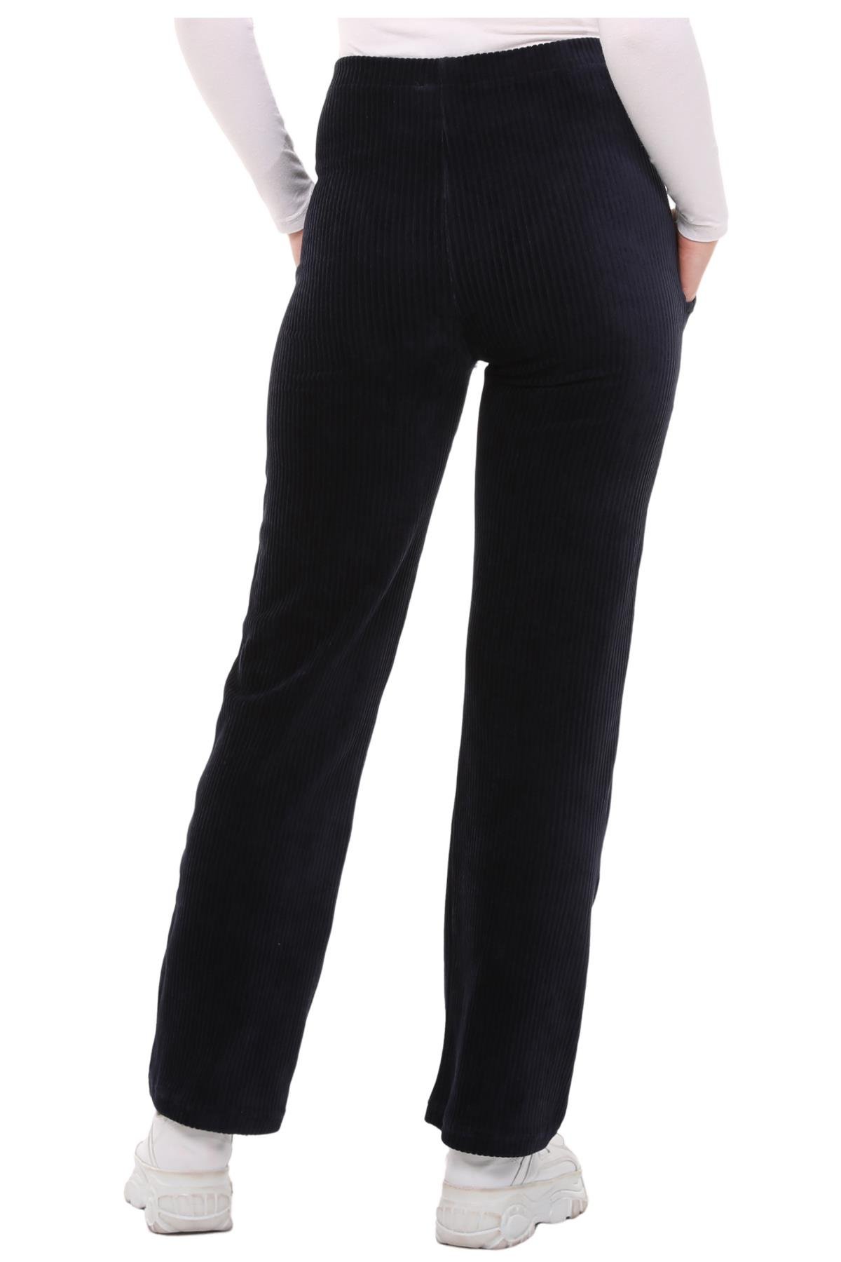 Luvmabelly MYRA8511 Beli Ayarlanabilir Kışlık Kadife Hamile Pantolonu