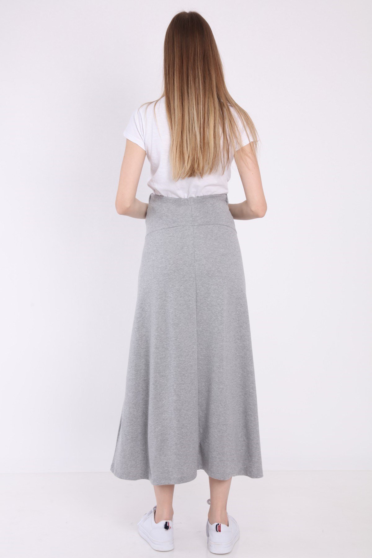 Luvmabelly MYRA9031 Beli Ayarlanabilir Hamlie Etek -Gri