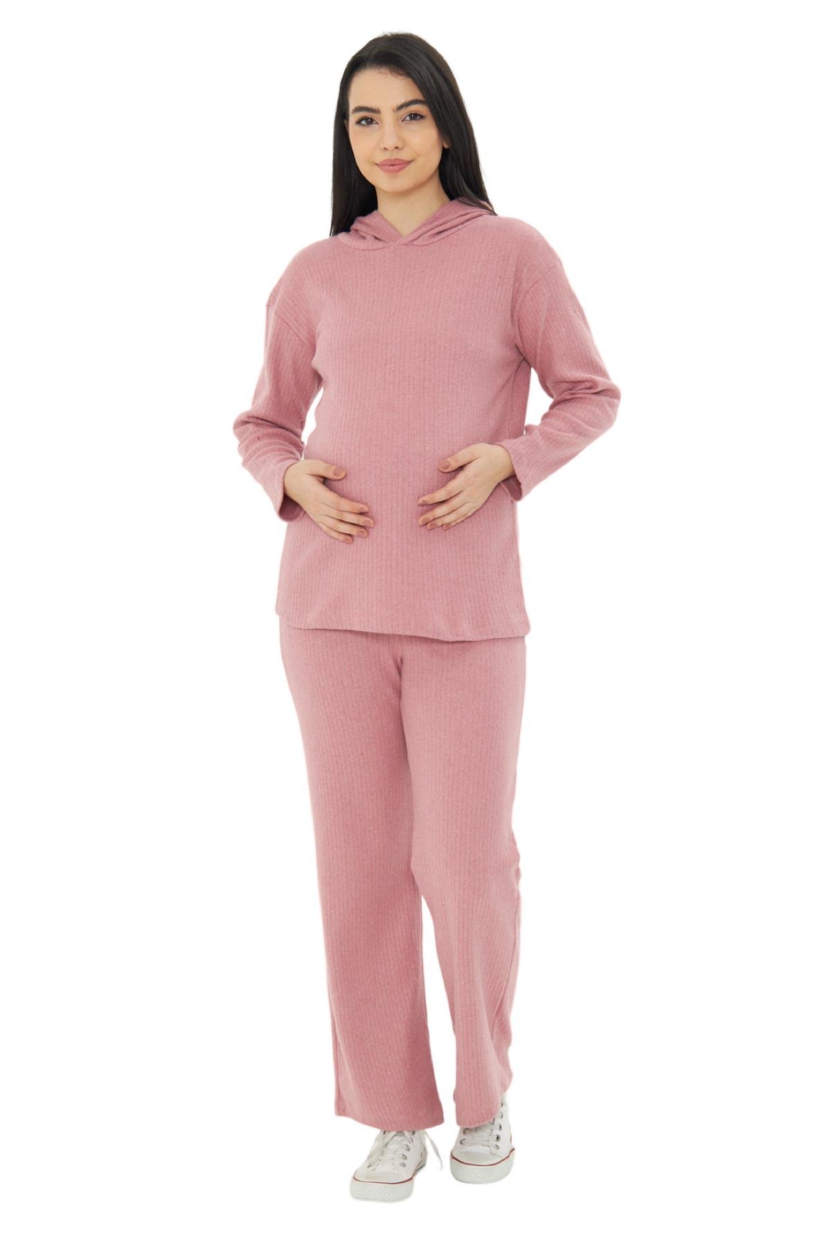 Luvmabelly - MYRA9610 - Örme Hamile Pijama Takımı