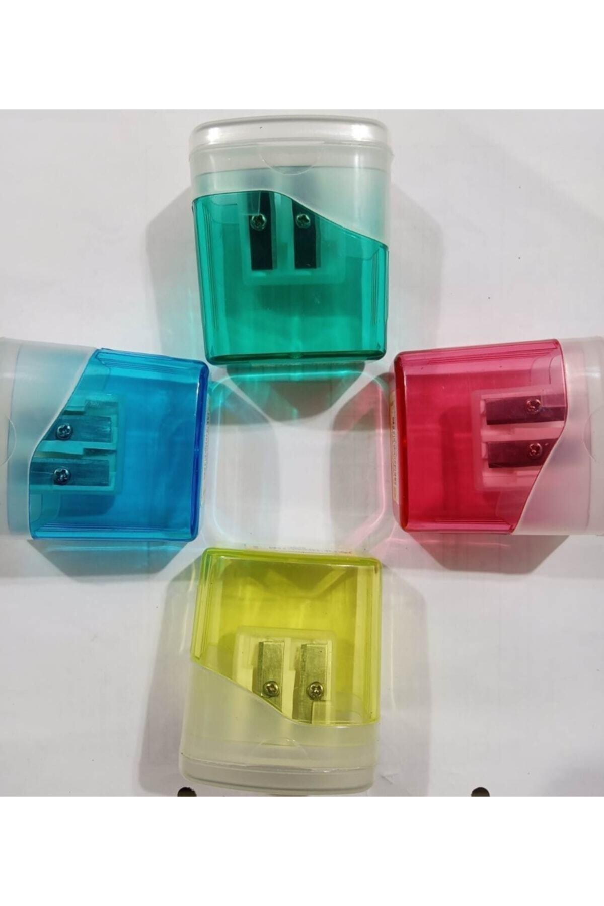 Ark Çift Açacaklı Kapaklı Geniş Hazneli Kalem Traş (1 Adet) ARK-654654