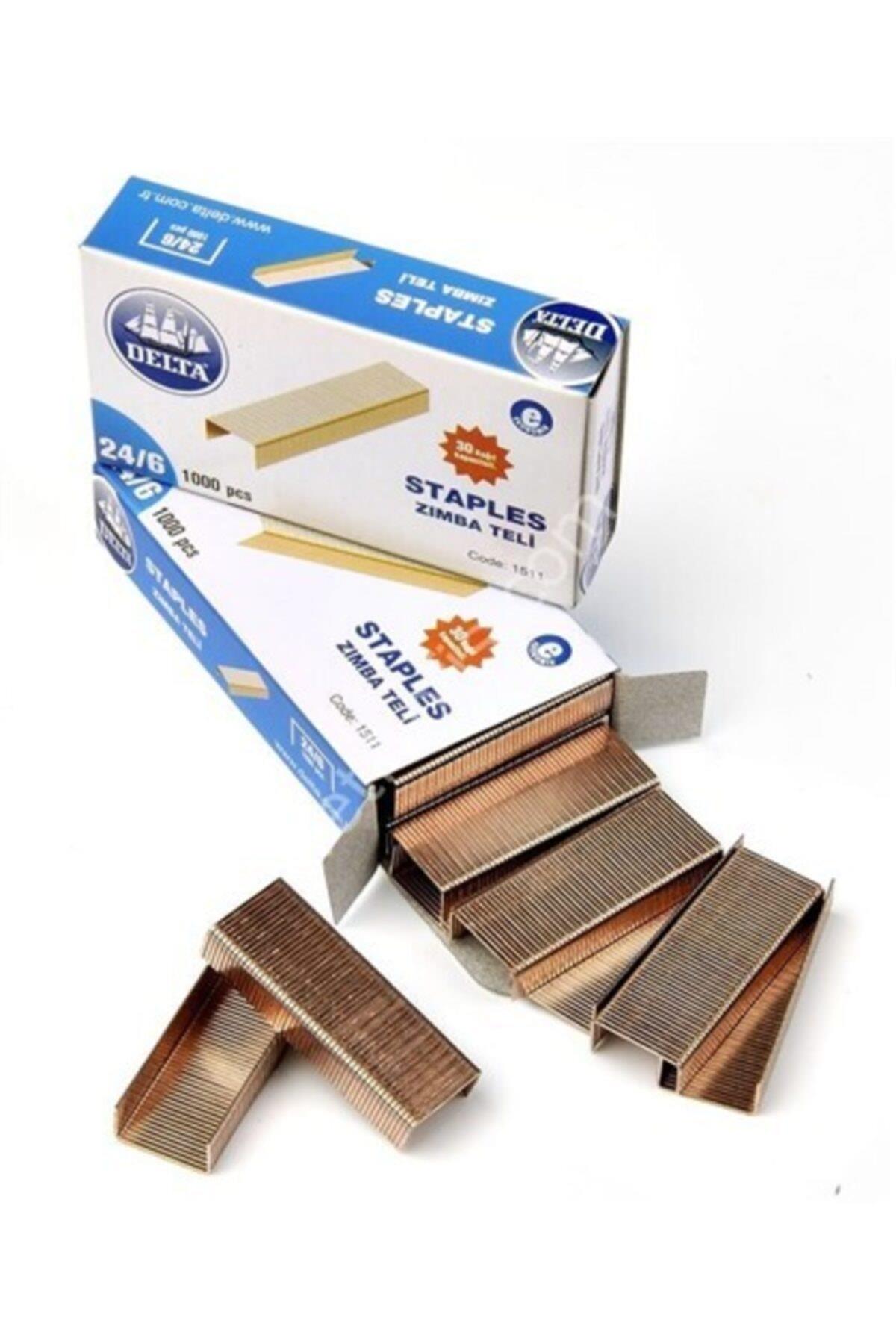 Delta Zımba Teli 24/6 Sarı (1000 Lik 1 Pk.) 100716