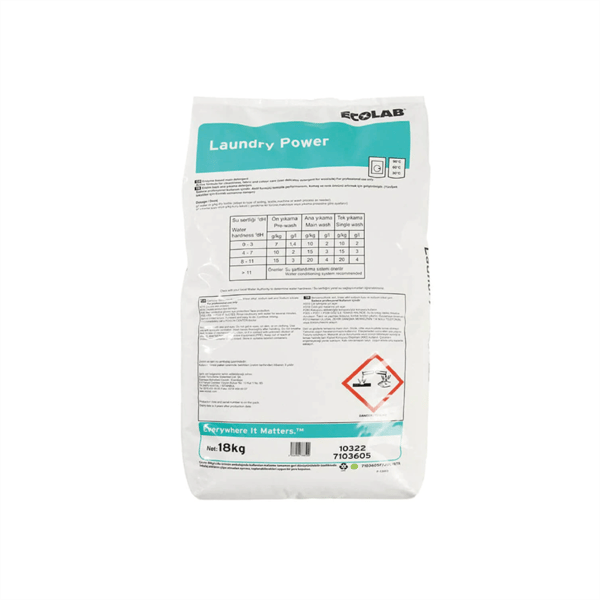 ECOLAB LAUNDRY POWER 18 KG