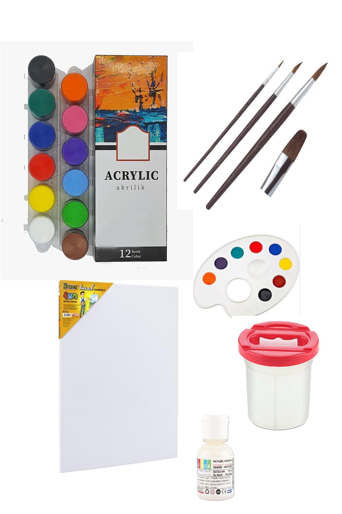 everart Akrilik Boya Başlangıç Seti 35x50 Tuval evrt5676