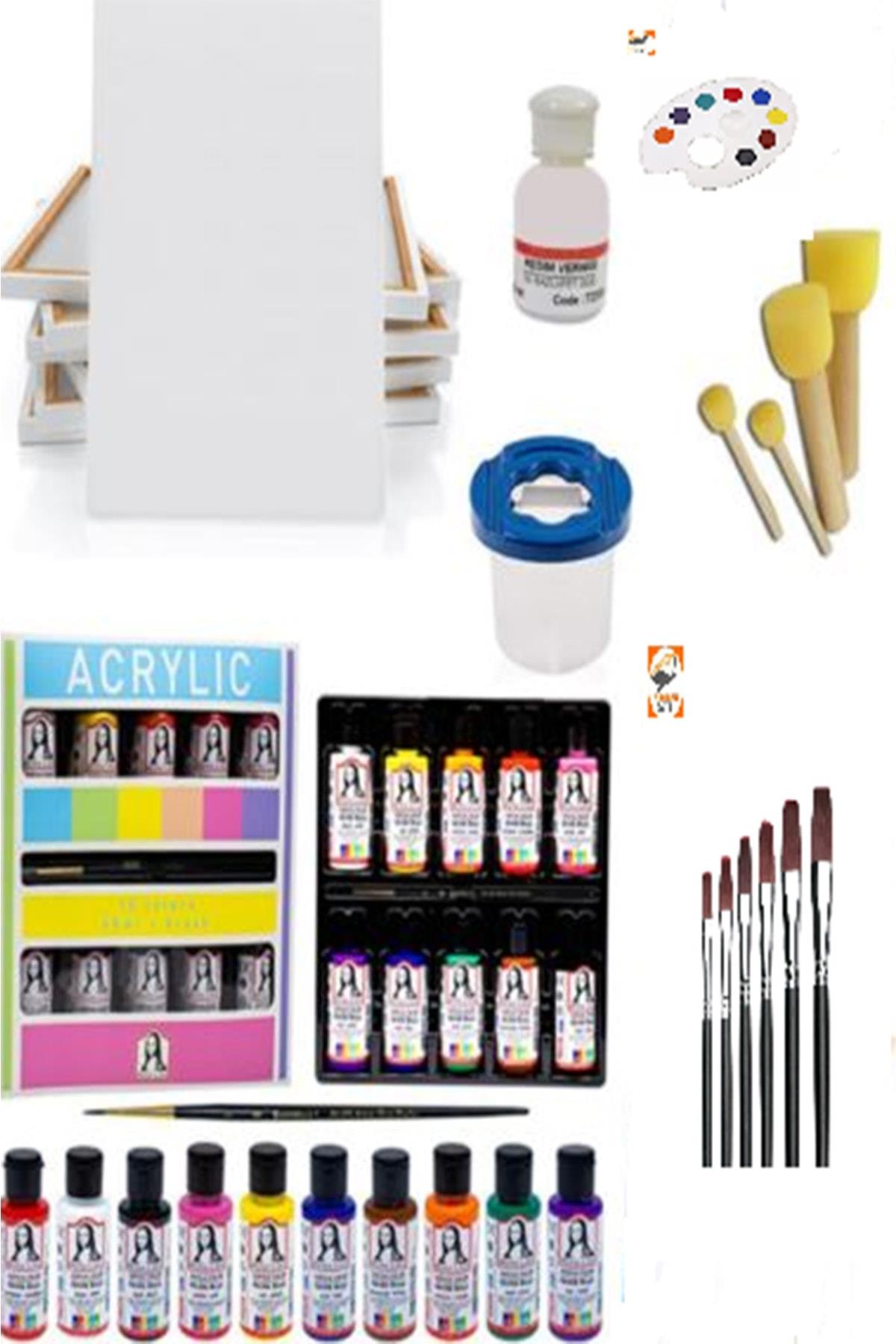 everart Akrilik Boya Seti-akrilik Başlangıç Seti Pastel Renk everart025